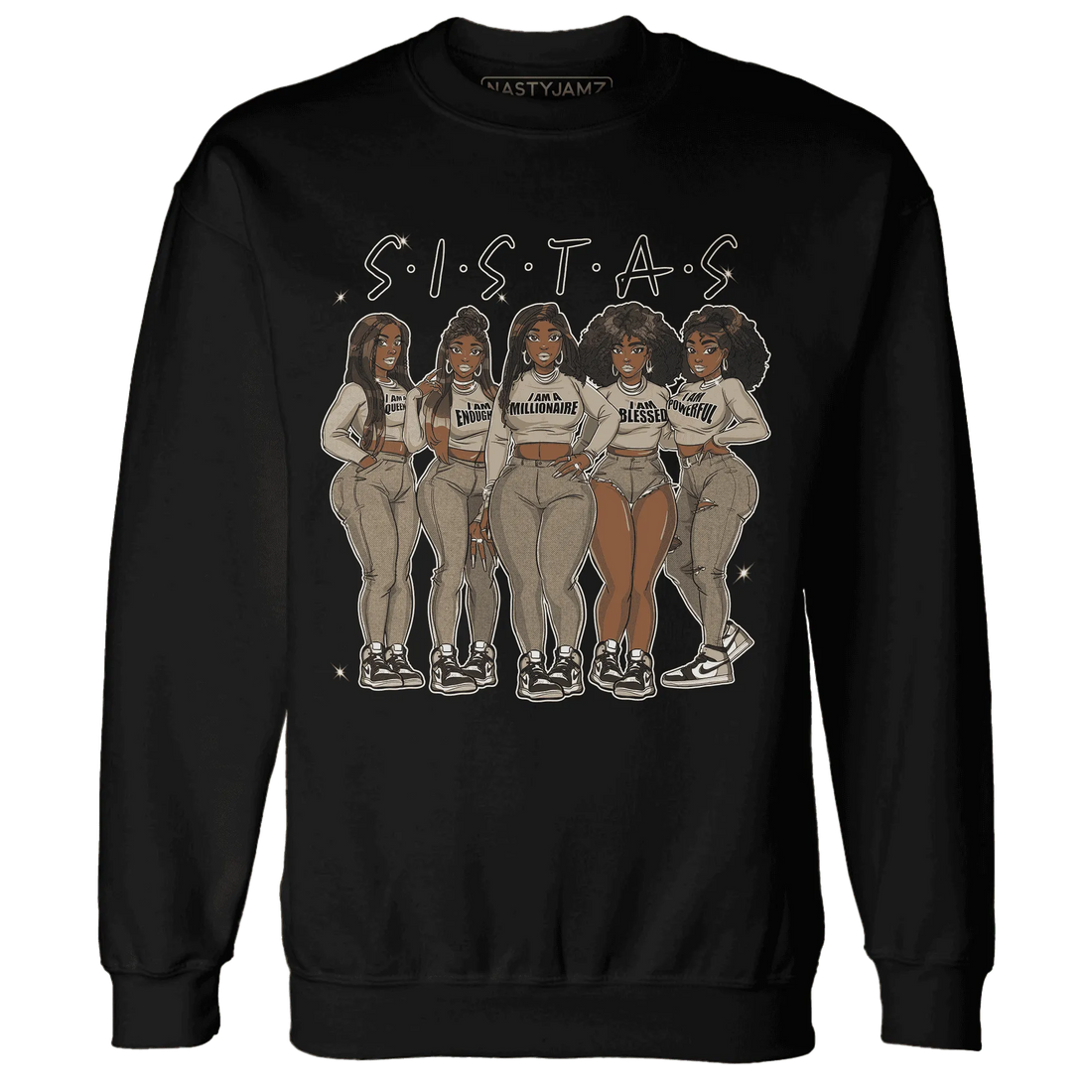 AJ-1-Latte-Sweatshirt-Match-Sistas-Melanin-Girl