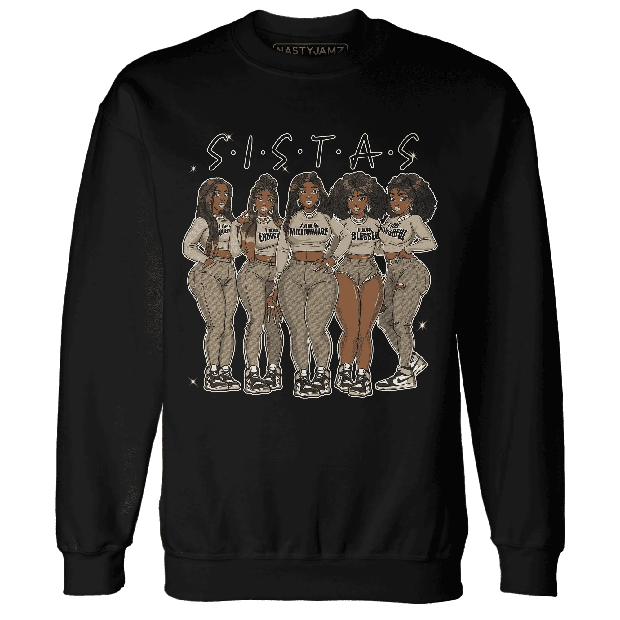 AJ-1-Latte-Sweatshirt-Match-Sistas-Melanin-Girl