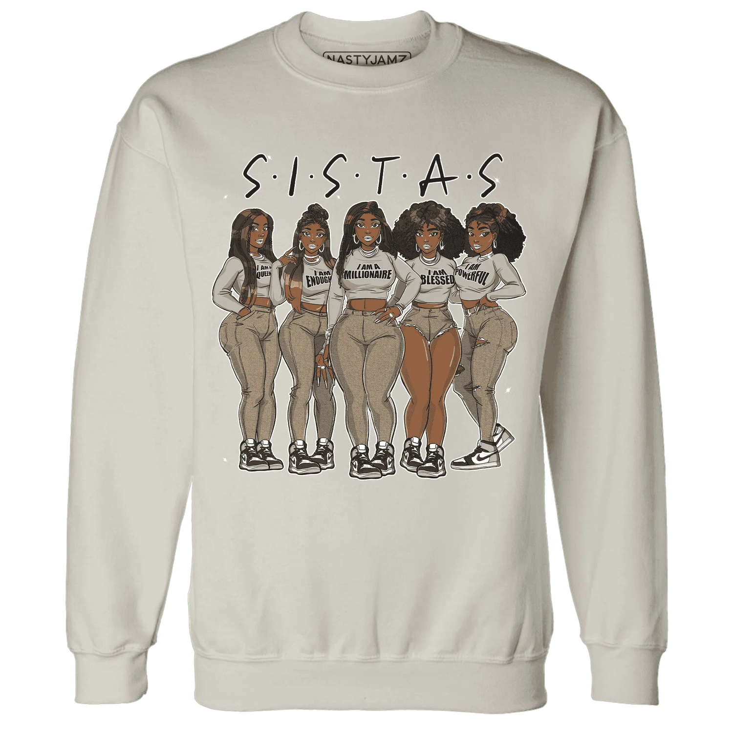 AJ-1-Latte-Sweatshirt-Match-Sistas-Melanin-Girl