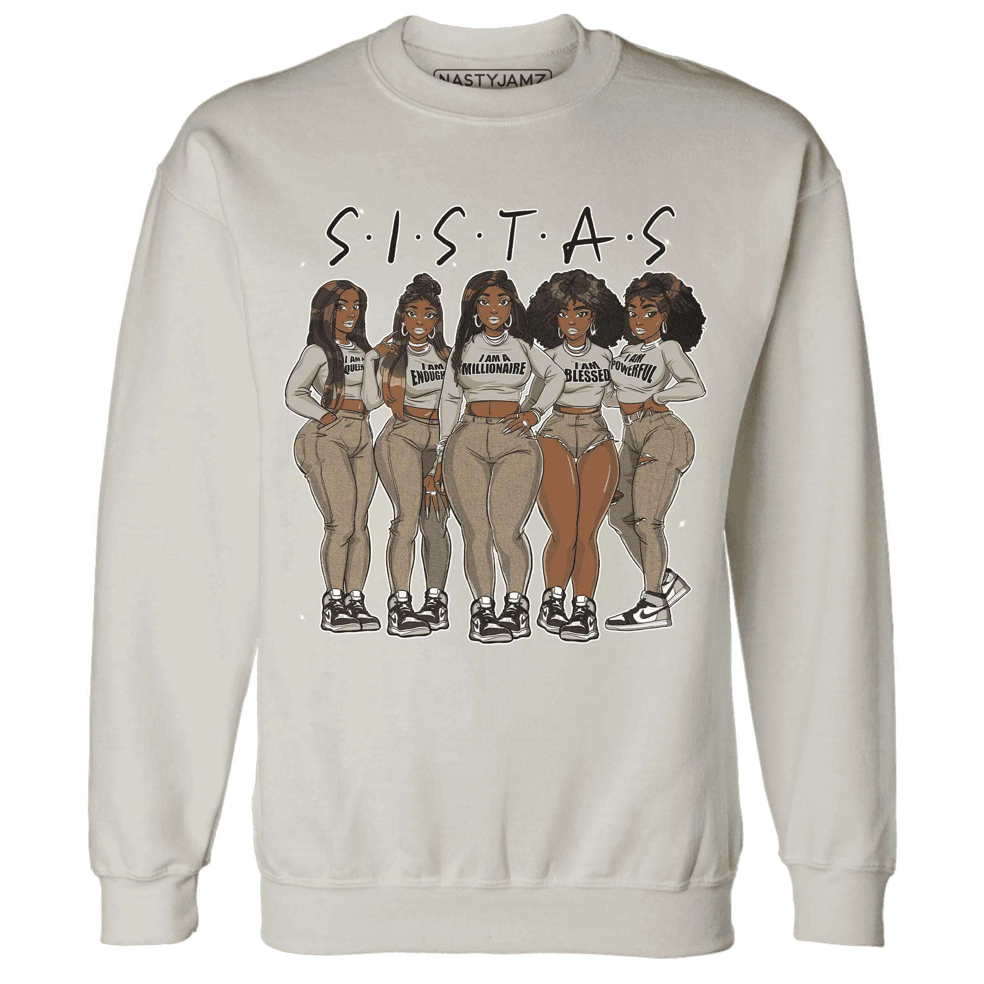 AJ-1-Latte-Sweatshirt-Match-Sistas-Melanin-Girl