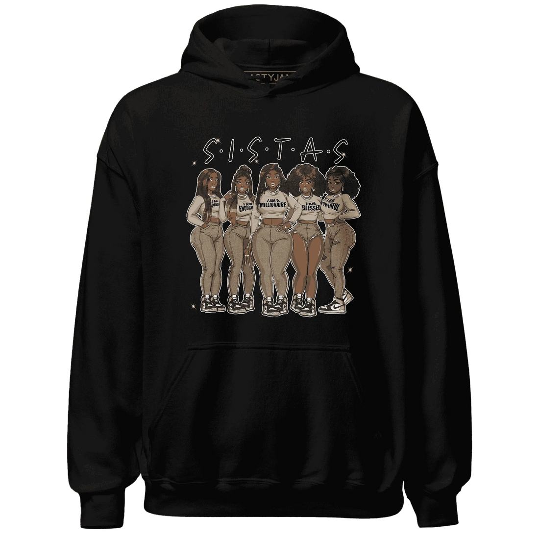 AJ-1-Latte-Hoodie-Match-Sistas-Melanin-Girl