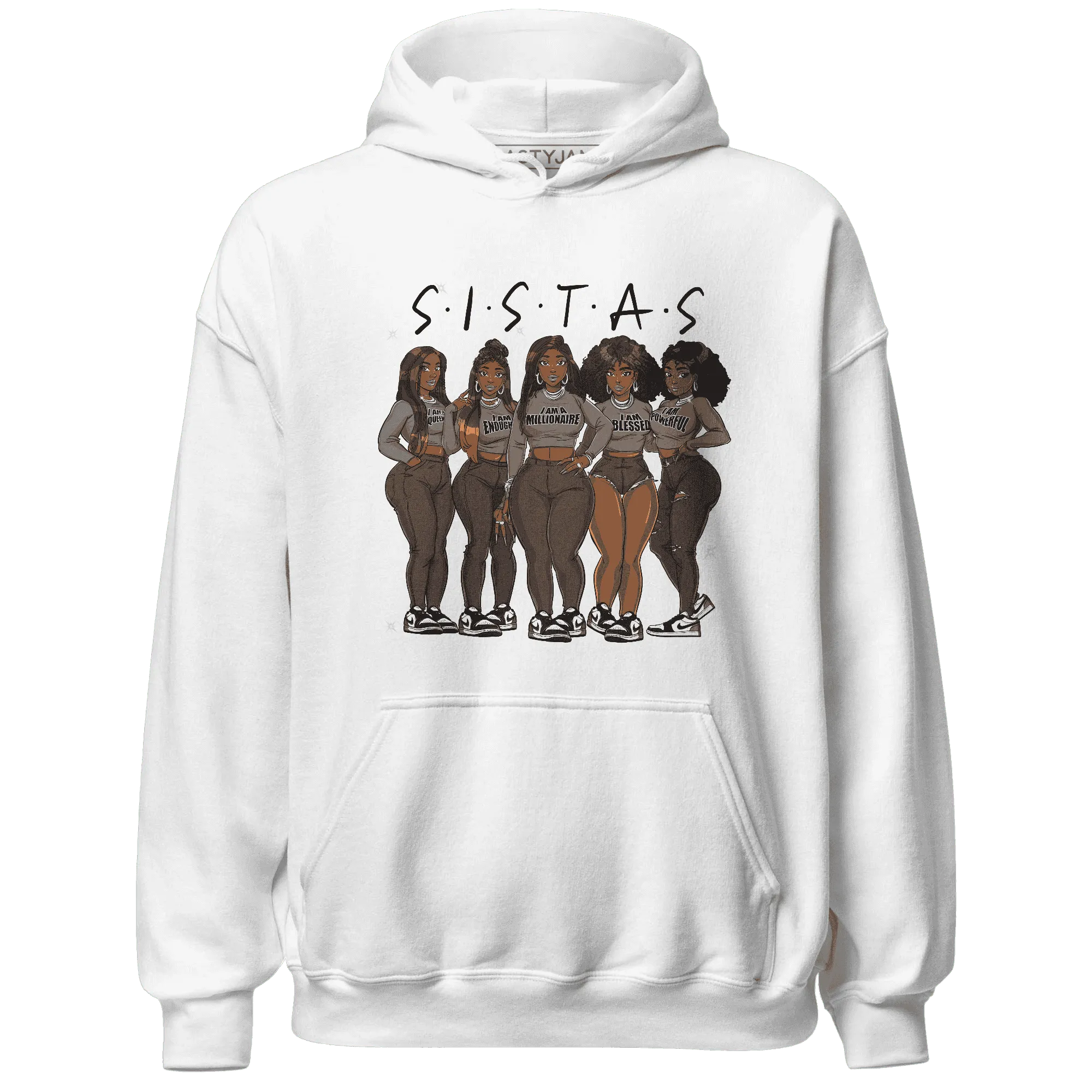 NastyJamz-Low-Mocha-1s-Hoodie-Match-Sistas-Melanin-Girl