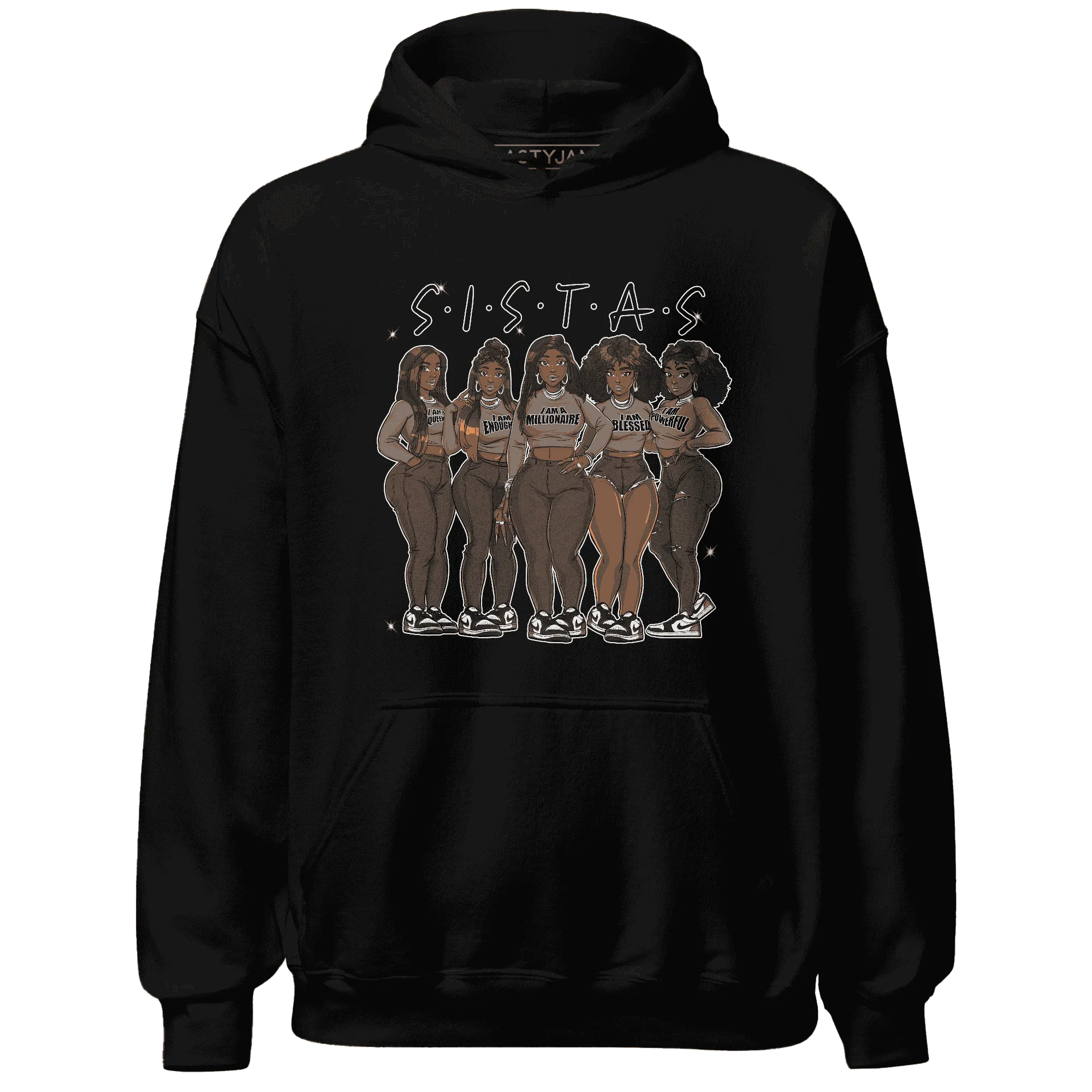 NastyJamz-Low-Mocha-1s-Hoodie-Match-Sistas-Melanin-Girl