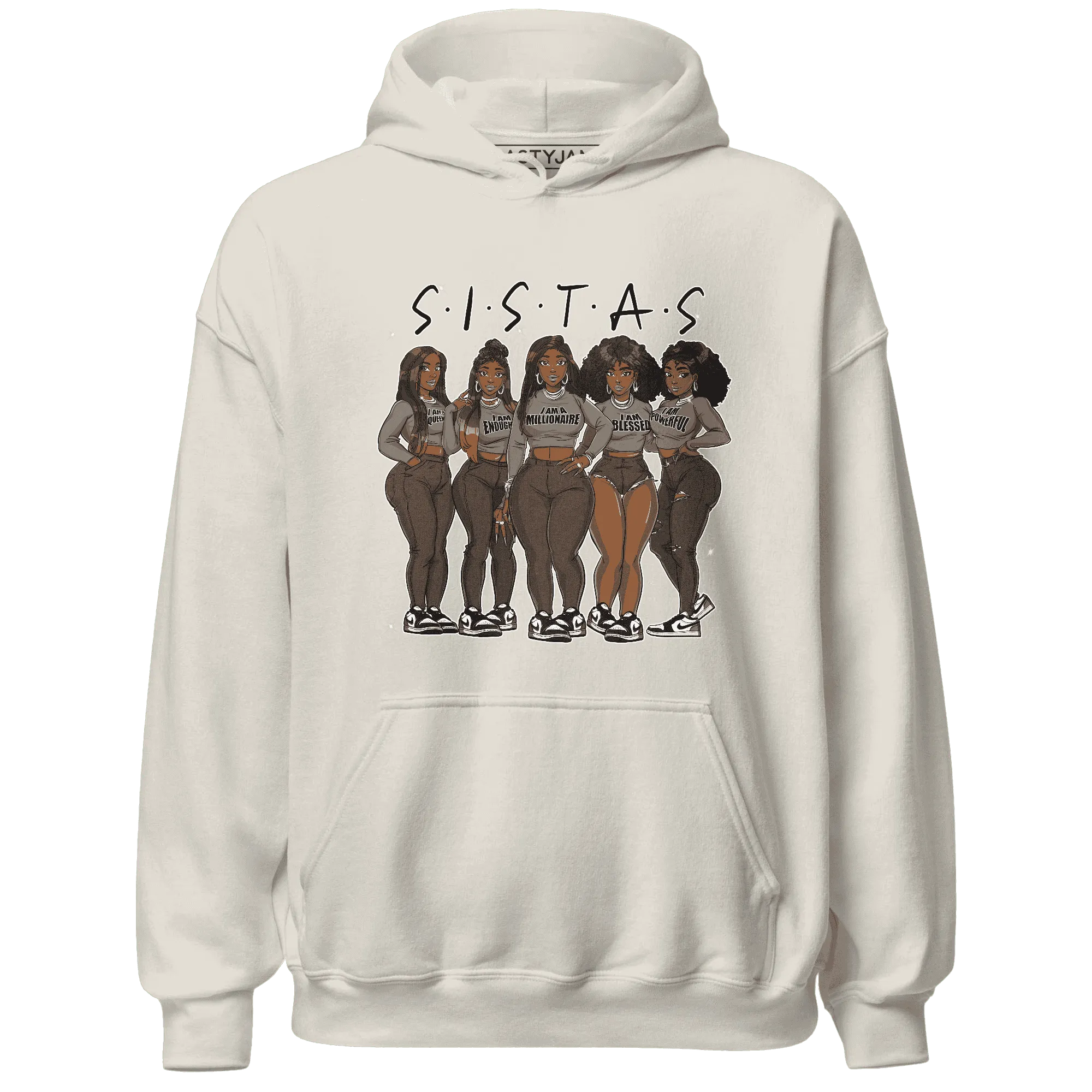 NastyJamz-Low-Mocha-1s-Hoodie-Match-Sistas-Melanin-Girl