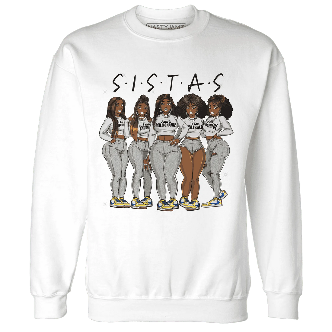 AJ-1-Low-OG-Canary-TVSC-Sweatshirt-Match-Sistas-Melanin-Girl