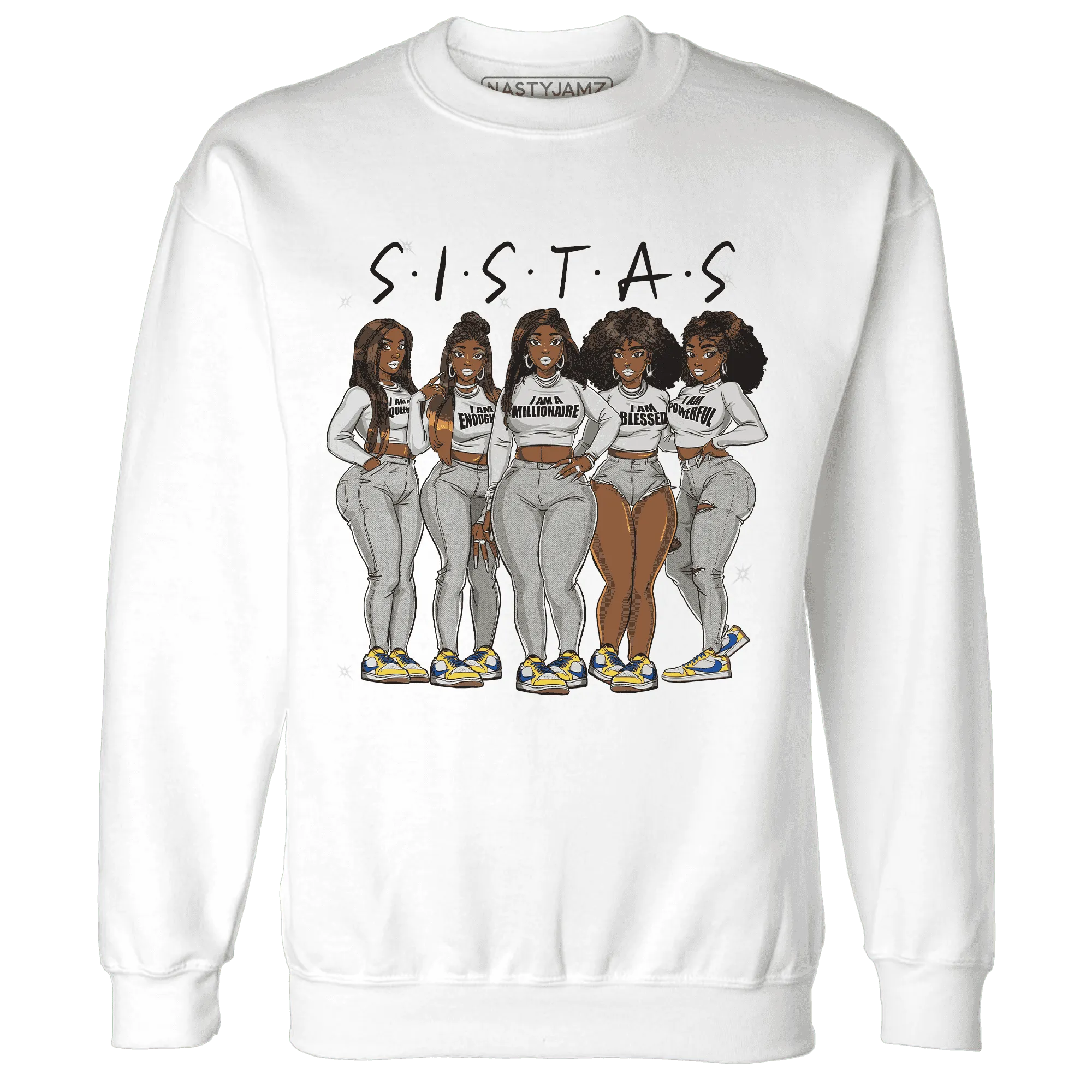 AJ-1-Low-OG-Canary-TVSC-Sweatshirt-Match-Sistas-Melanin-Girl