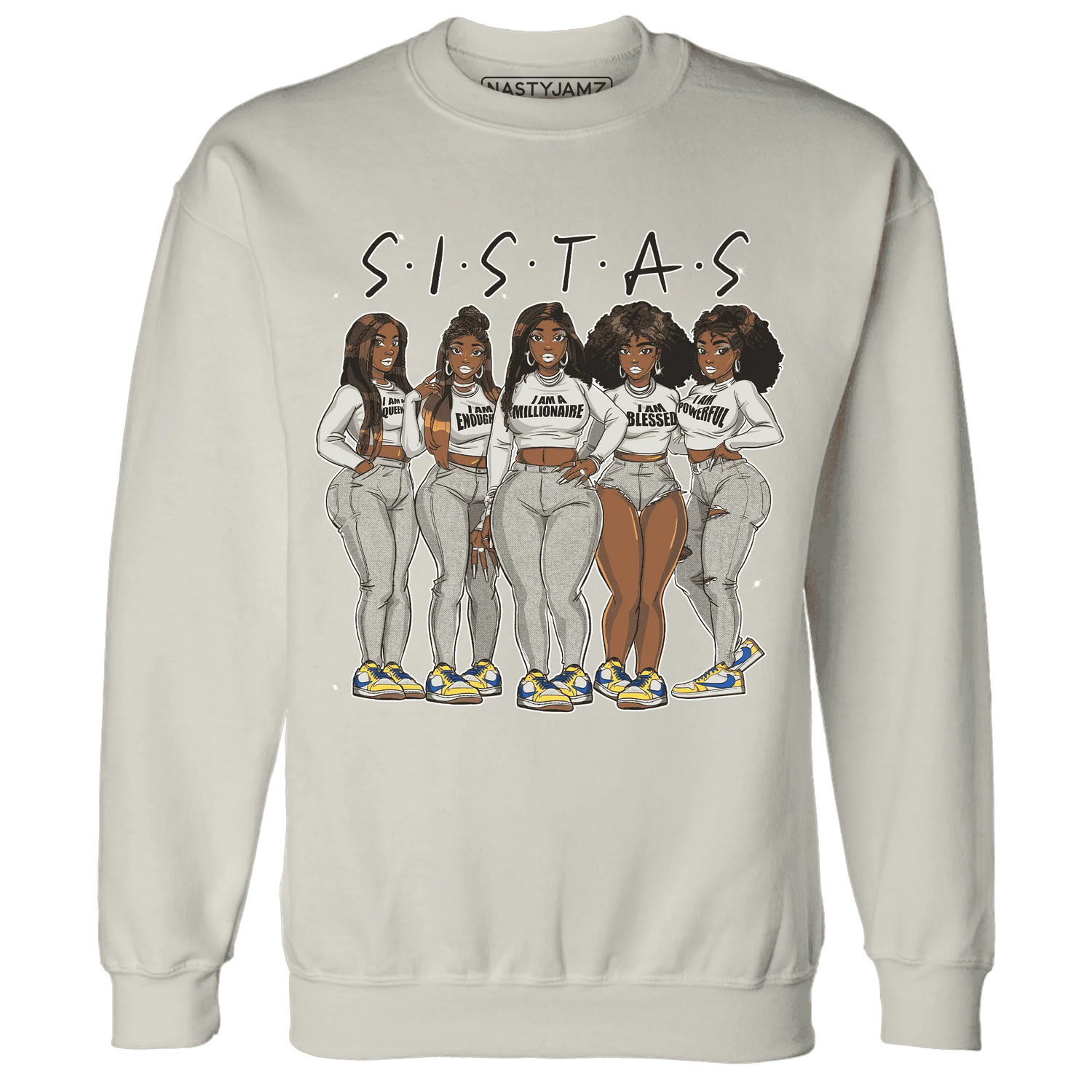 AJ-1-Low-OG-Canary-TVSC-Sweatshirt-Match-Sistas-Melanin-Girl