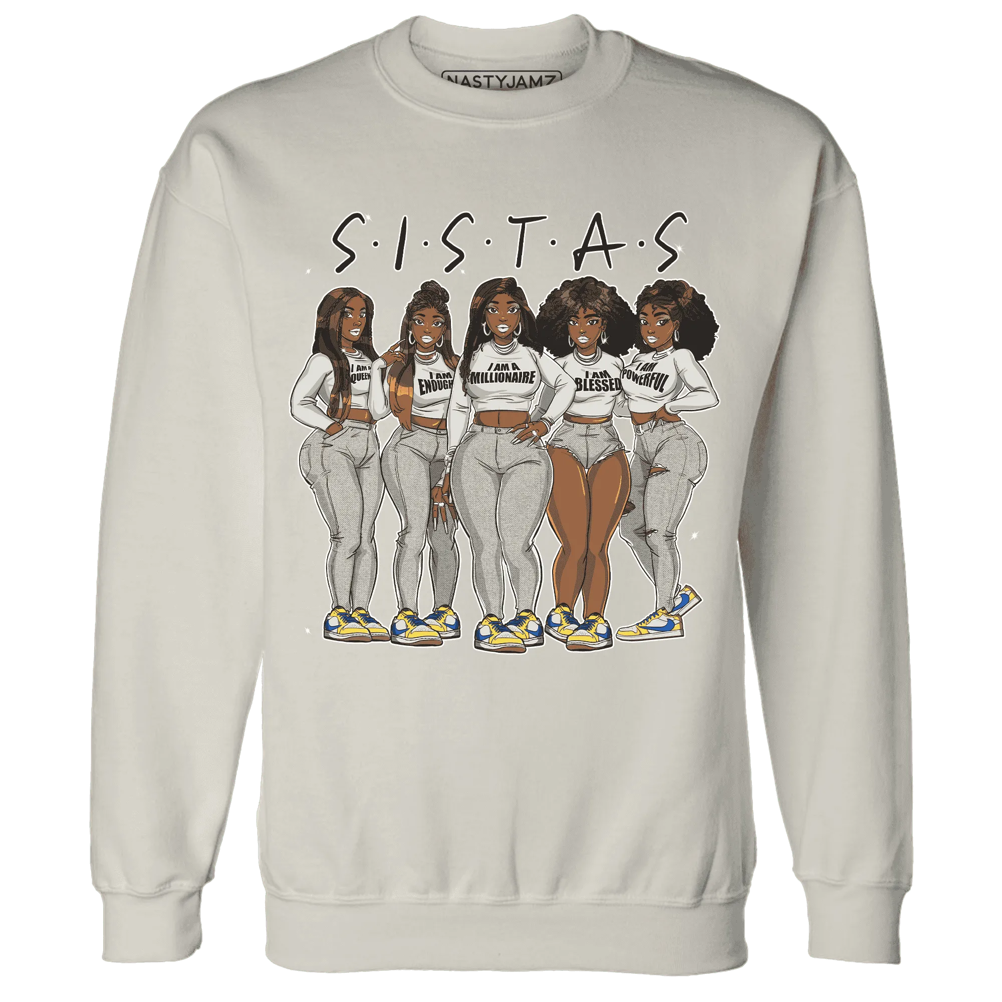 AJ-1-Low-OG-Canary-TVSC-Sweatshirt-Match-Sistas-Melanin-Girl