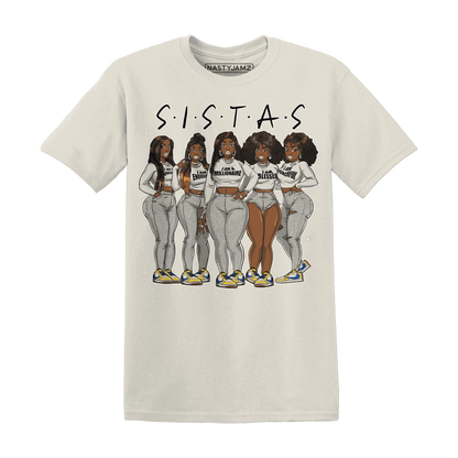 AJ-1-Low-OG-Canary-TVSC-T-Shirt-Match-Sistas-Melanin-Girl