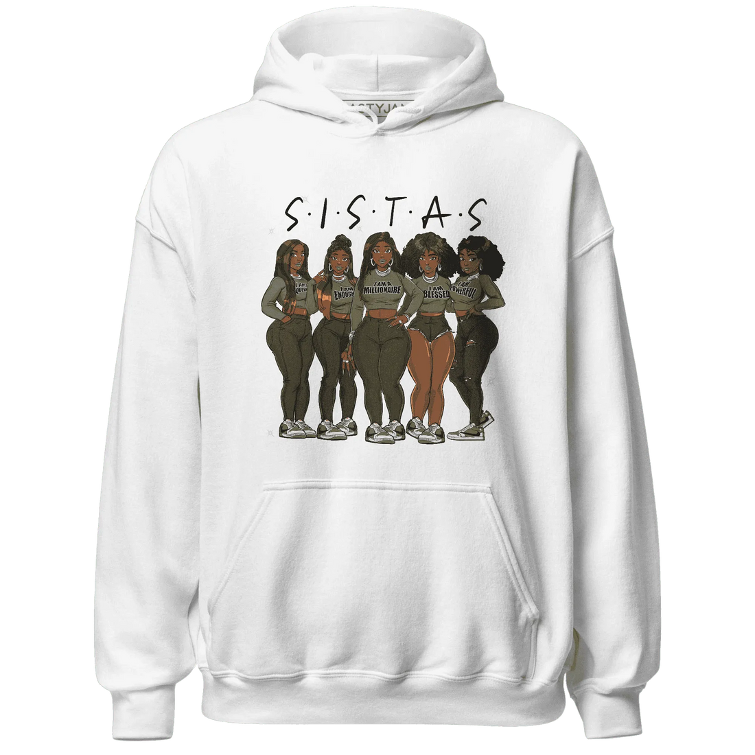 NastyJamz-Medium-Olive-1s-Hoodie-Match-Sistas-Melanin-Girl