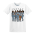 Mid-Diffused-Blue-Grey-1s-T-Shirt-Match-Sistas-Melanin-Girl