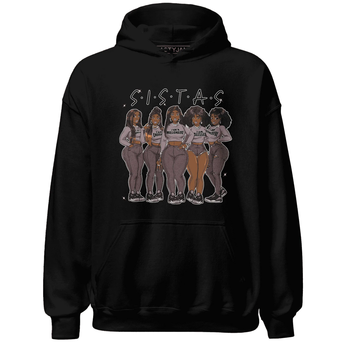 NastyJamz-Black-Violet-Ore-3s-Hoodie-Match-Sistas-Melanin-Girl