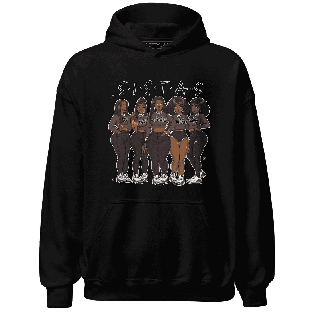 NastyJamz-Burgundy-Crush-3s-Hoodie-Match-Sistas-Melanin-Girl