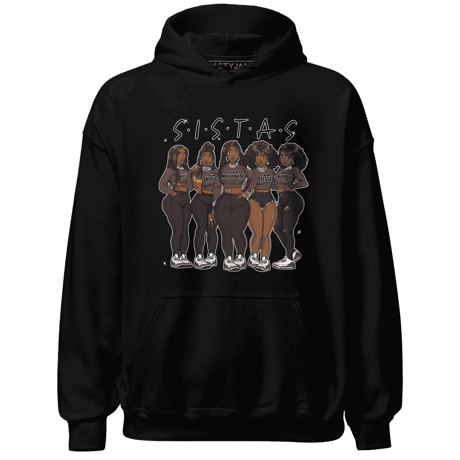 NastyJamz-Burgundy-Crush-3s-Hoodie-Match-Sistas-Melanin-Girl