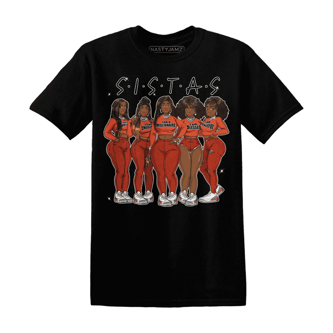 Georgia-Peach-3s-T-Shirt-Match-Sistas-Melanin-Girl