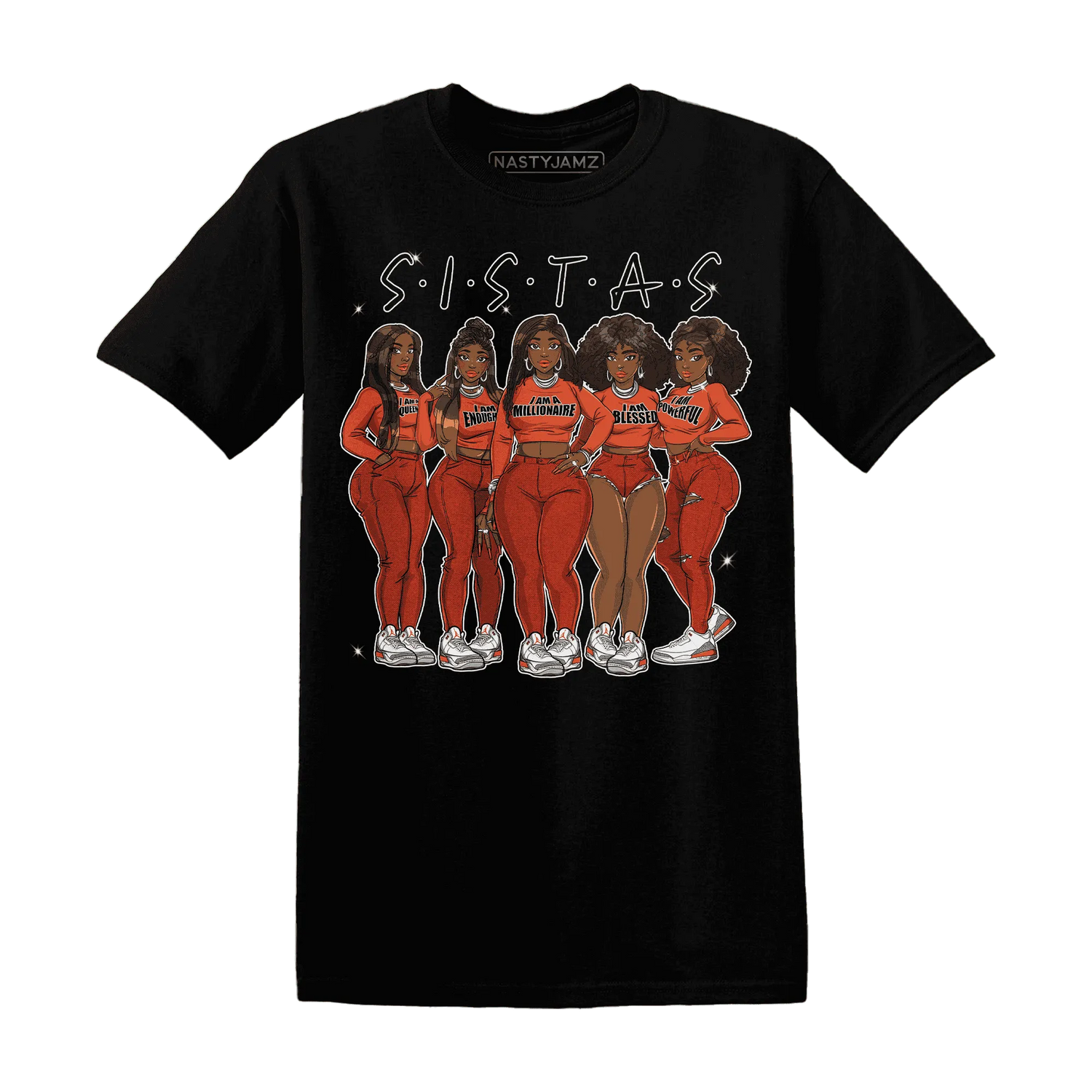 Georgia-Peach-3s-T-Shirt-Match-Sistas-Melanin-Girl
