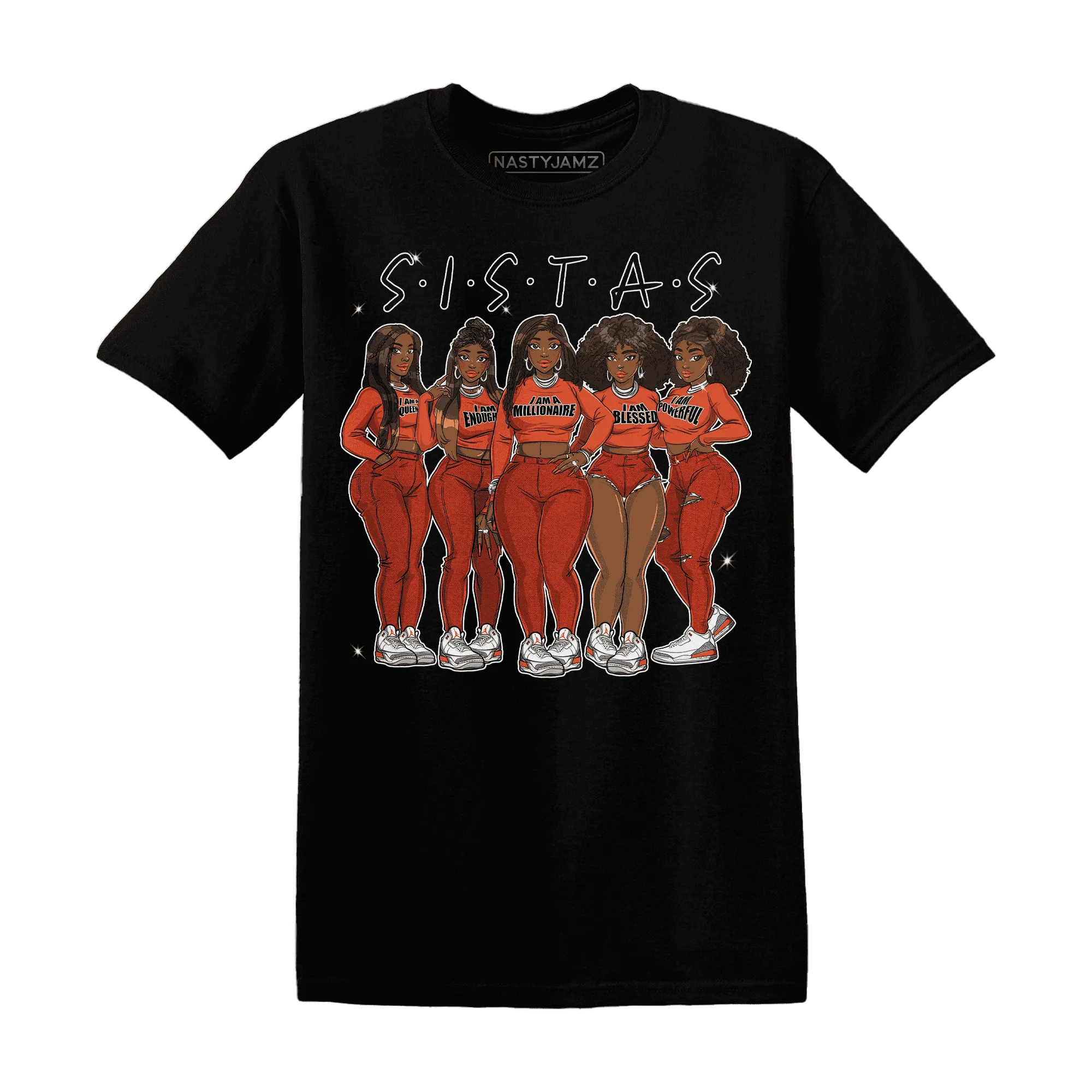 Georgia-Peach-3s-T-Shirt-Match-Sistas-Melanin-Girl