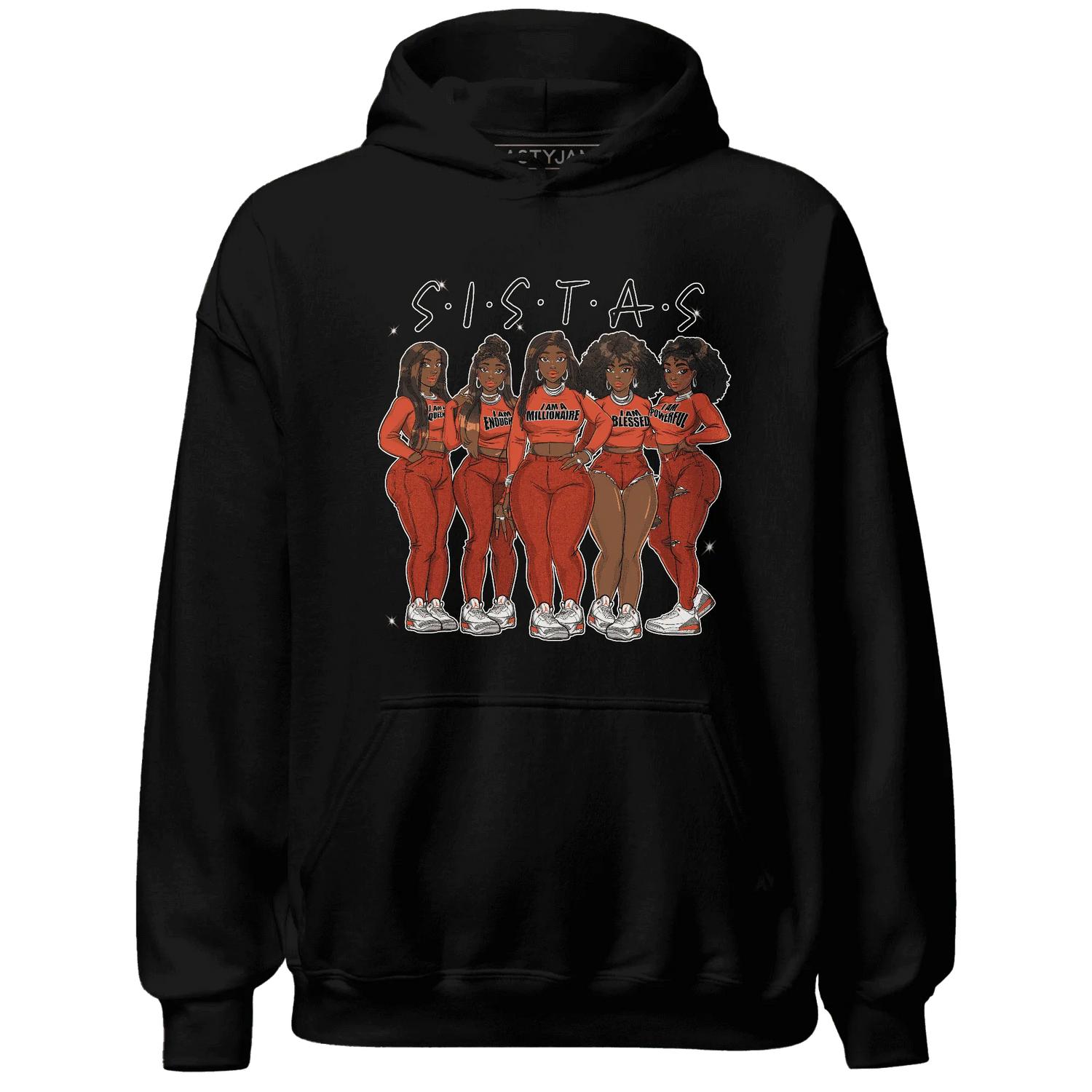 Georgia-Peach-3s-Hoodie-Match-Sistas-Melanin-Girl