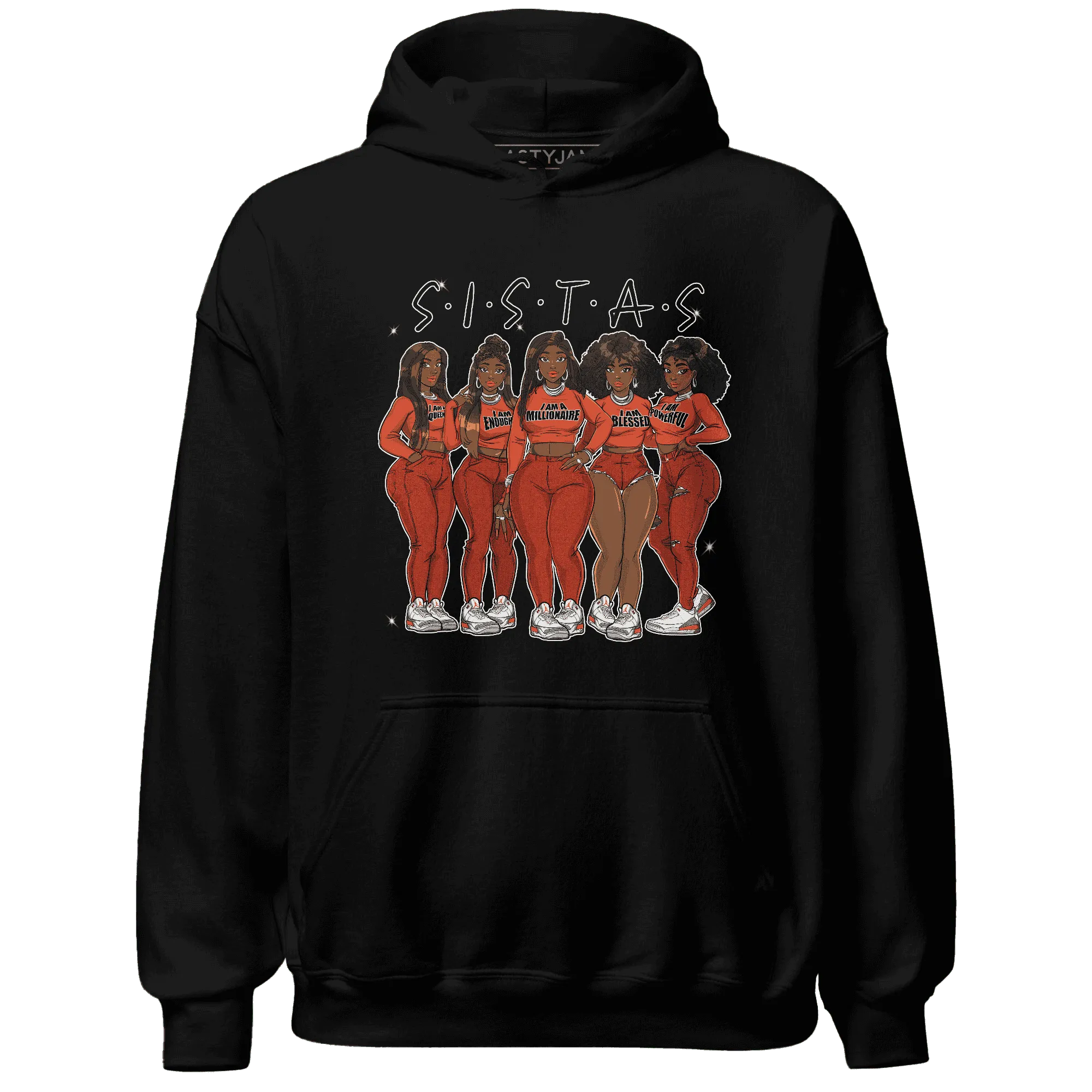 Georgia-Peach-3s-Hoodie-Match-Sistas-Melanin-Girl