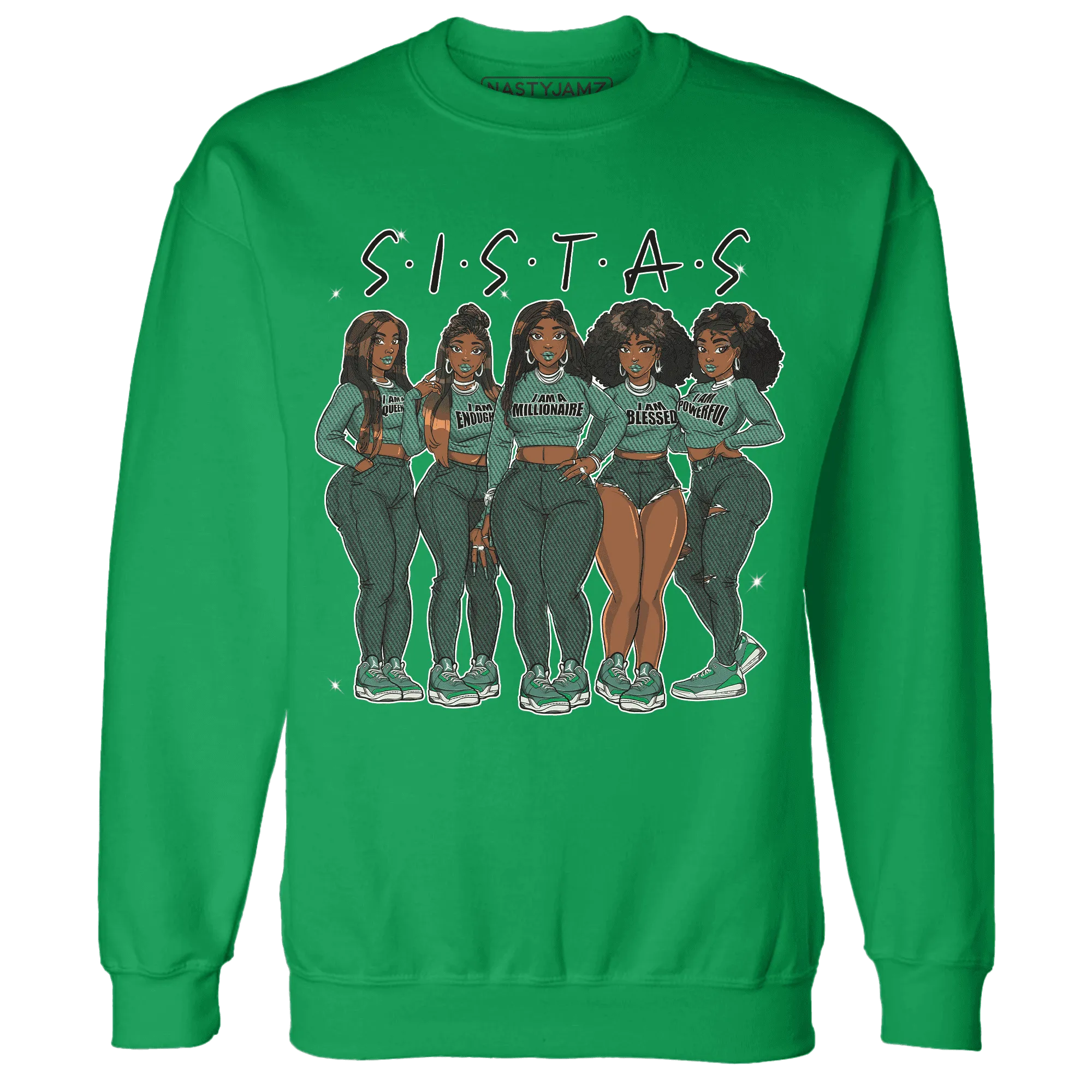 Nina-CN-Abney-3s-Sweatshirt-Match-Sistas-Melanin-Girl