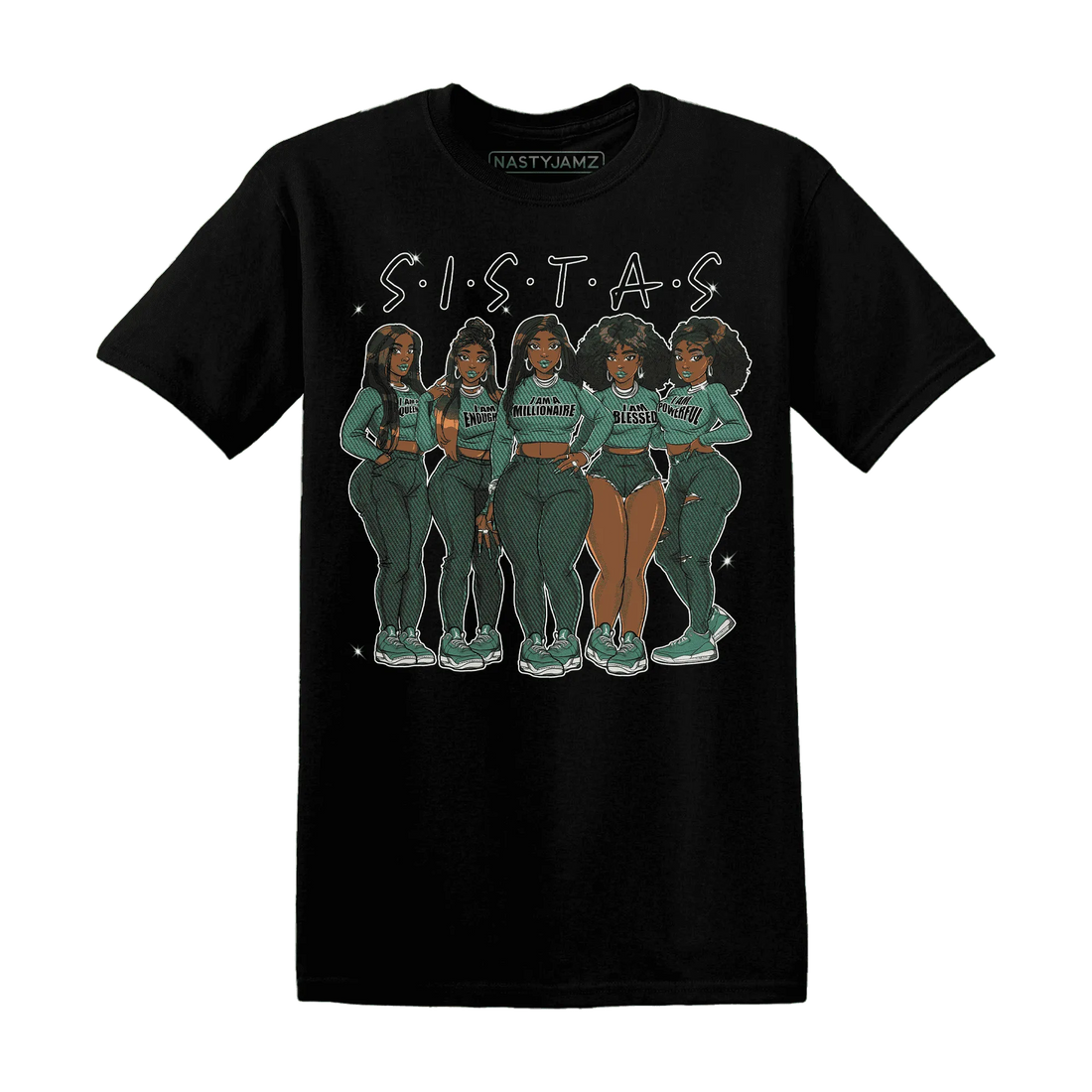 Nina-CN-Abney-3s-T-Shirt-Match-Sistas-Melanin-Girl