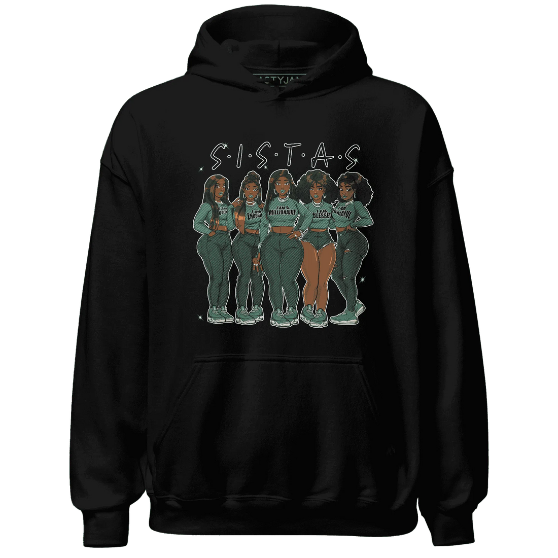 Nina-CN-Abney-3s-Hoodie-Match-Sistas-Melanin-Girl