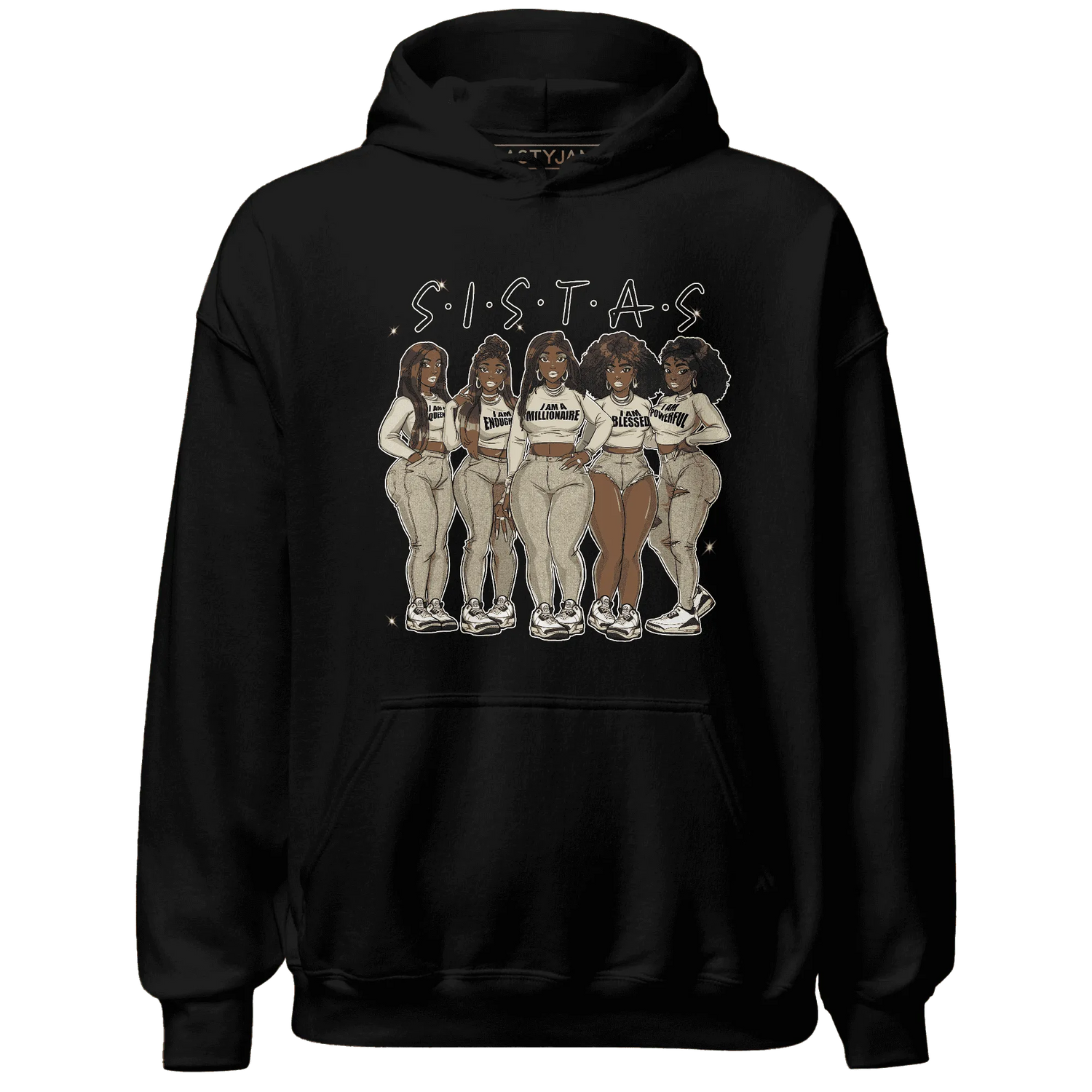 Quaiii-54-3s-Hoodie-Match-Sistas-Melanin-Girl