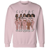 Red-Stardust-3s-Sweatshirt-Match-Sistas-Melanin-Girl