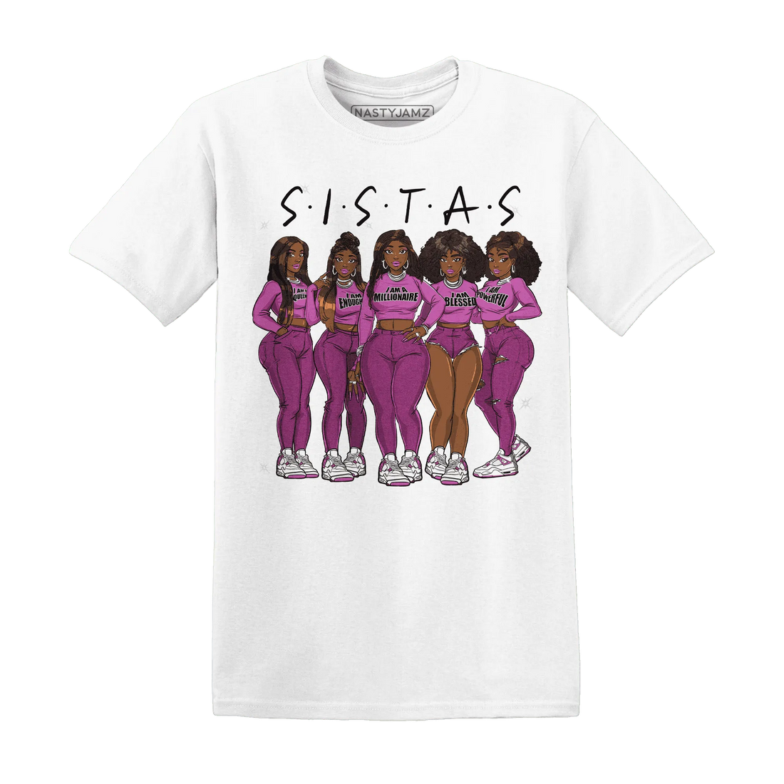 GS-Hyper-Violet-4s-T-Shirt-Match-Sistas-Melanin-Girl