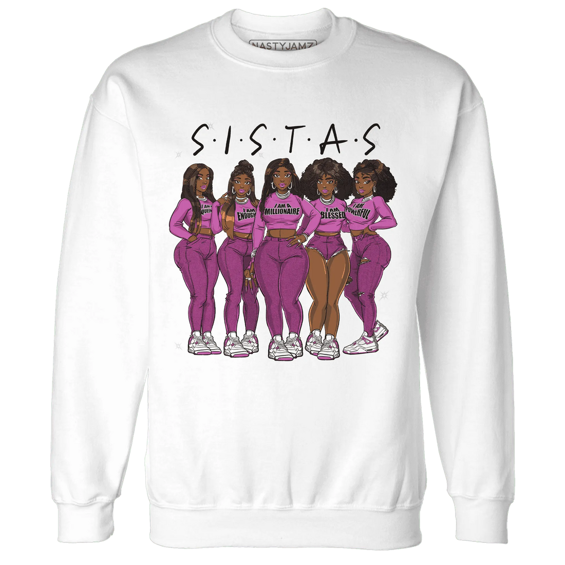 GS-Hyper-Violet-4s-Sweatshirt-Match-Sistas-Melanin-Girl