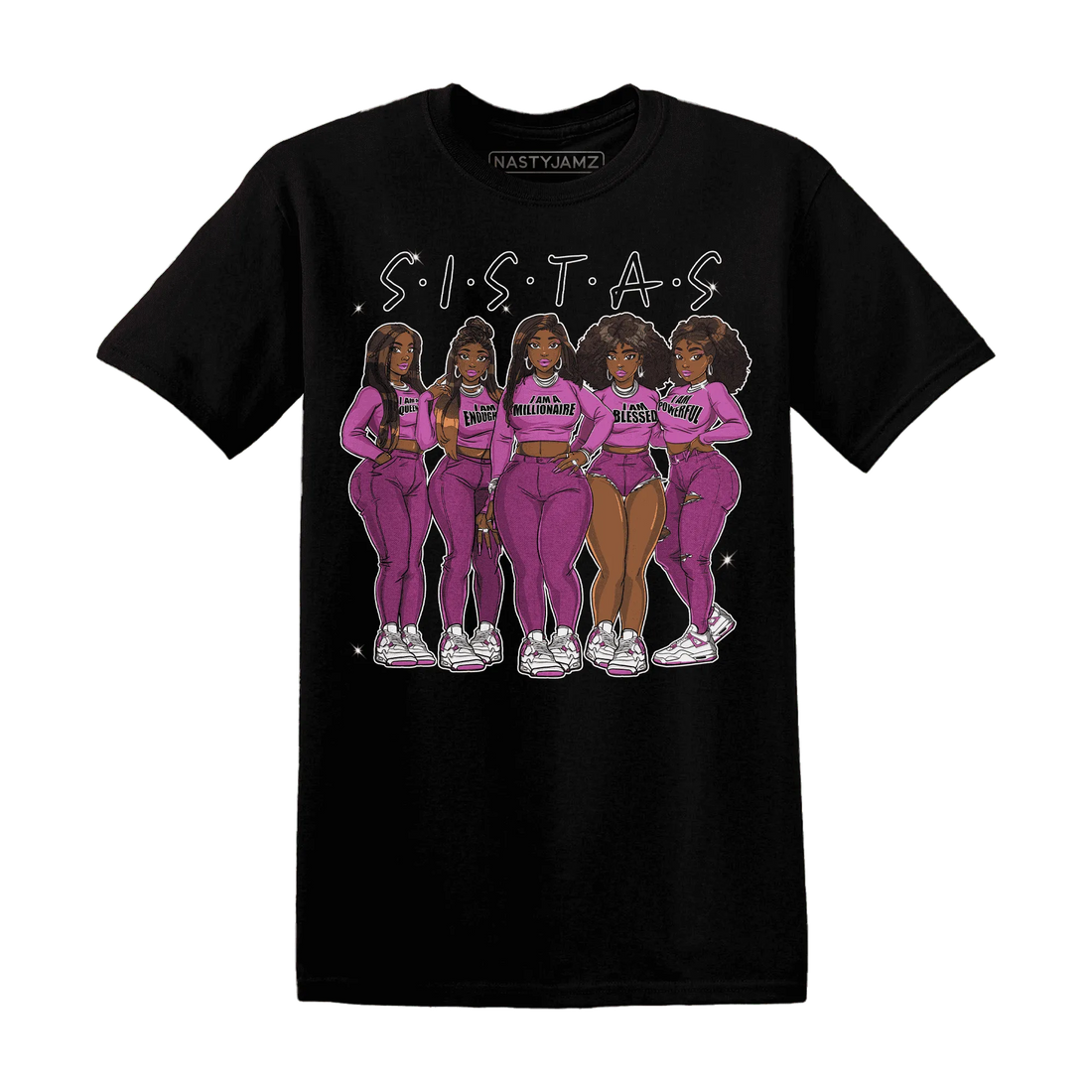 GS-Hyper-Violet-4s-T-Shirt-Match-Sistas-Melanin-Girl