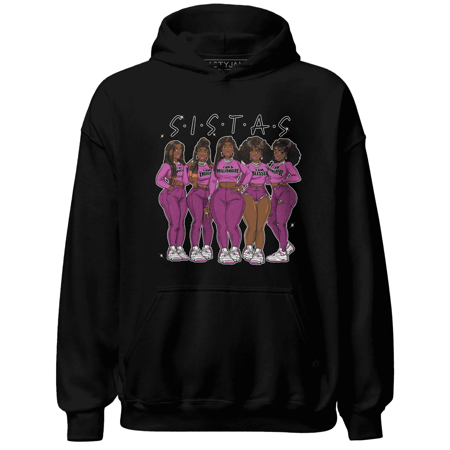 GS-Hyper-Violet-4s-Hoodie-Match-Sistas-Melanin-Girl