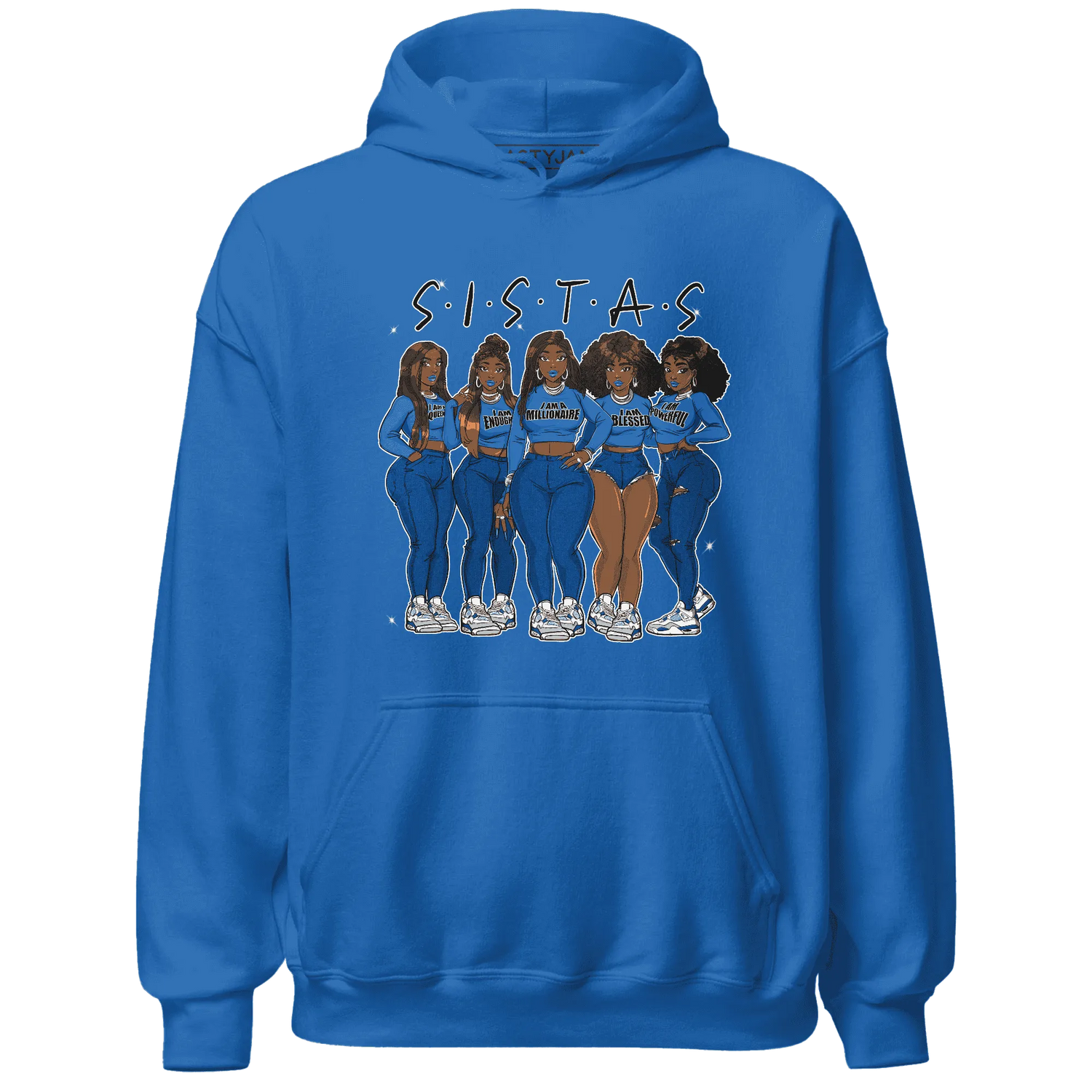 Industrial-Blue-4s-Hoodie-Match-Sistas-Melanin-Girl