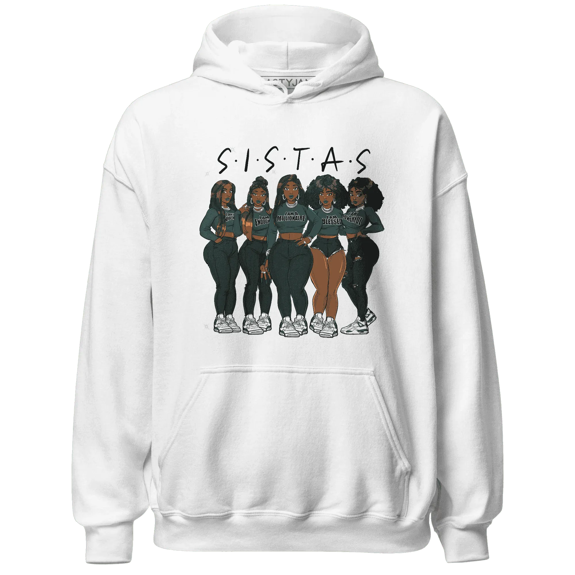 Oxidized-Green-4s-Hoodie-Match-Sistas-Melanin-Girl
