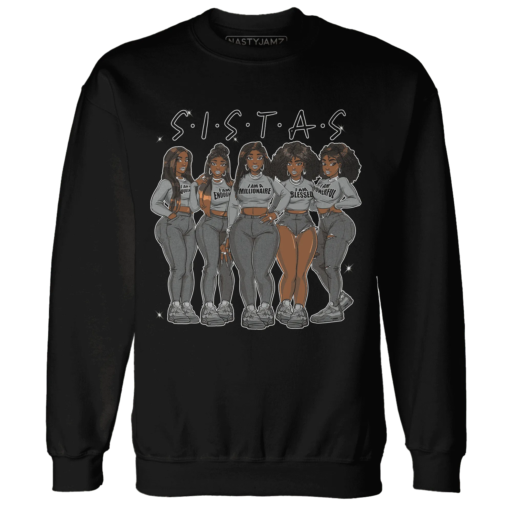 Paris-Olympicsss-4s-Sweatshirt-Match-Sistas-Melanin-Girl