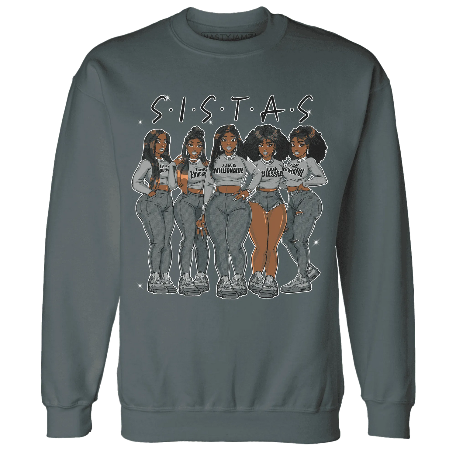 Paris-Olympicsss-4s-Sweatshirt-Match-Sistas-Melanin-Girl