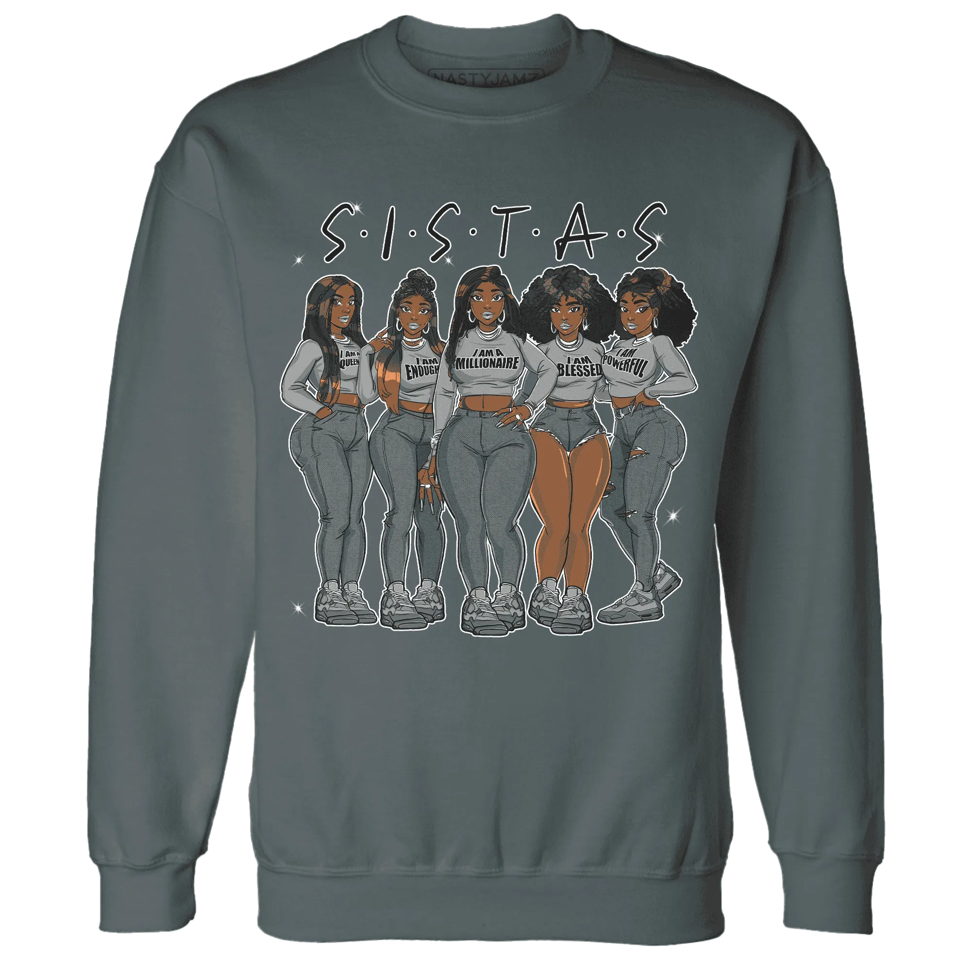 Paris-Olympicsss-4s-Sweatshirt-Match-Sistas-Melanin-Girl