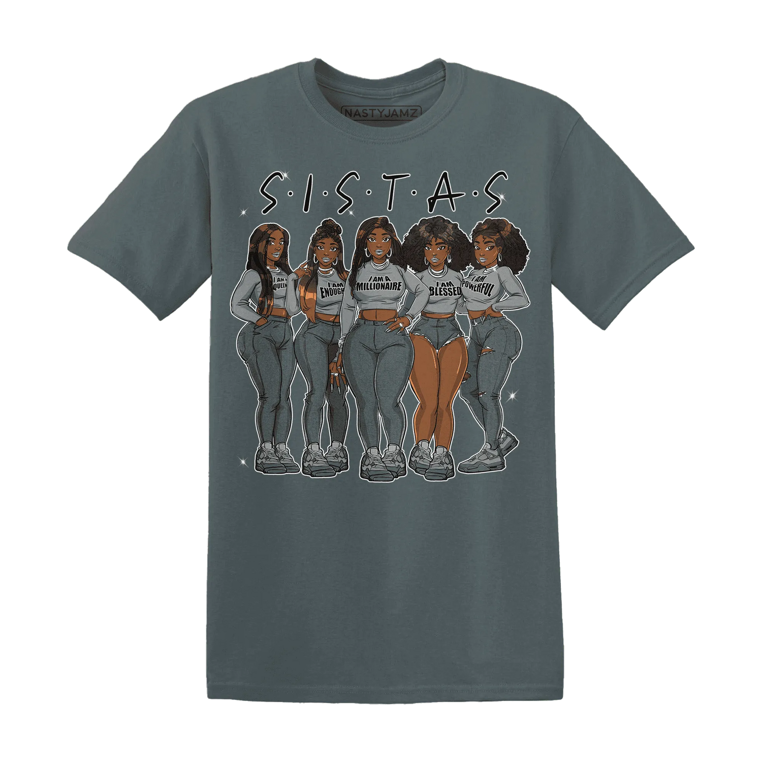 Paris-Olympicsss-4s-T-Shirt-Match-Sistas-Melanin-Girl