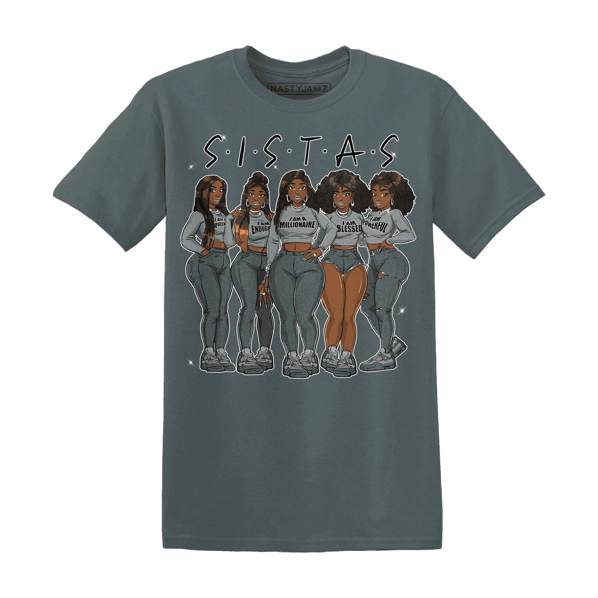 Paris-Olympicsss-4s-T-Shirt-Match-Sistas-Melanin-Girl