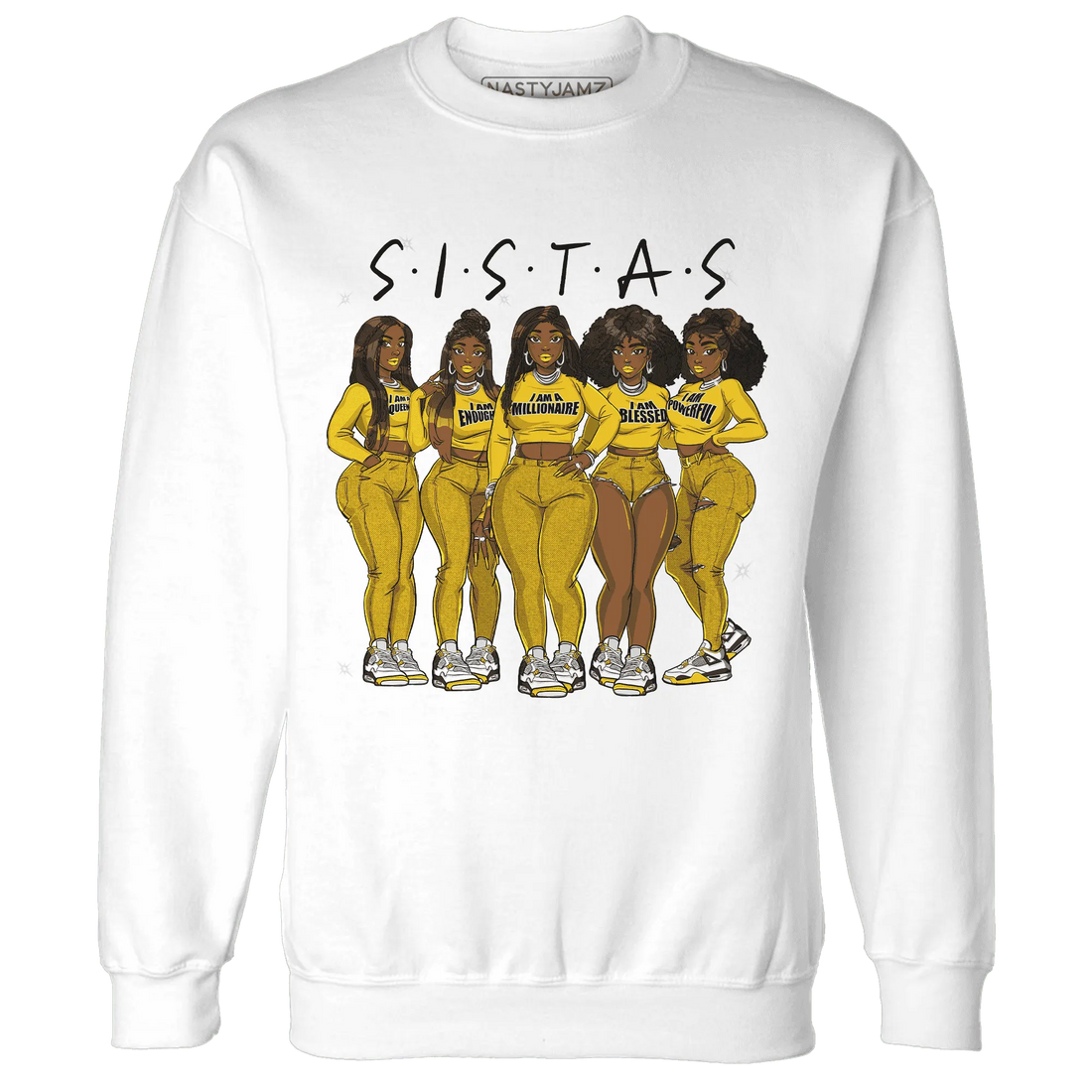 Vivid-Sulfur-4s-Sweatshirt-Match-Sistas-Melanin-Girl