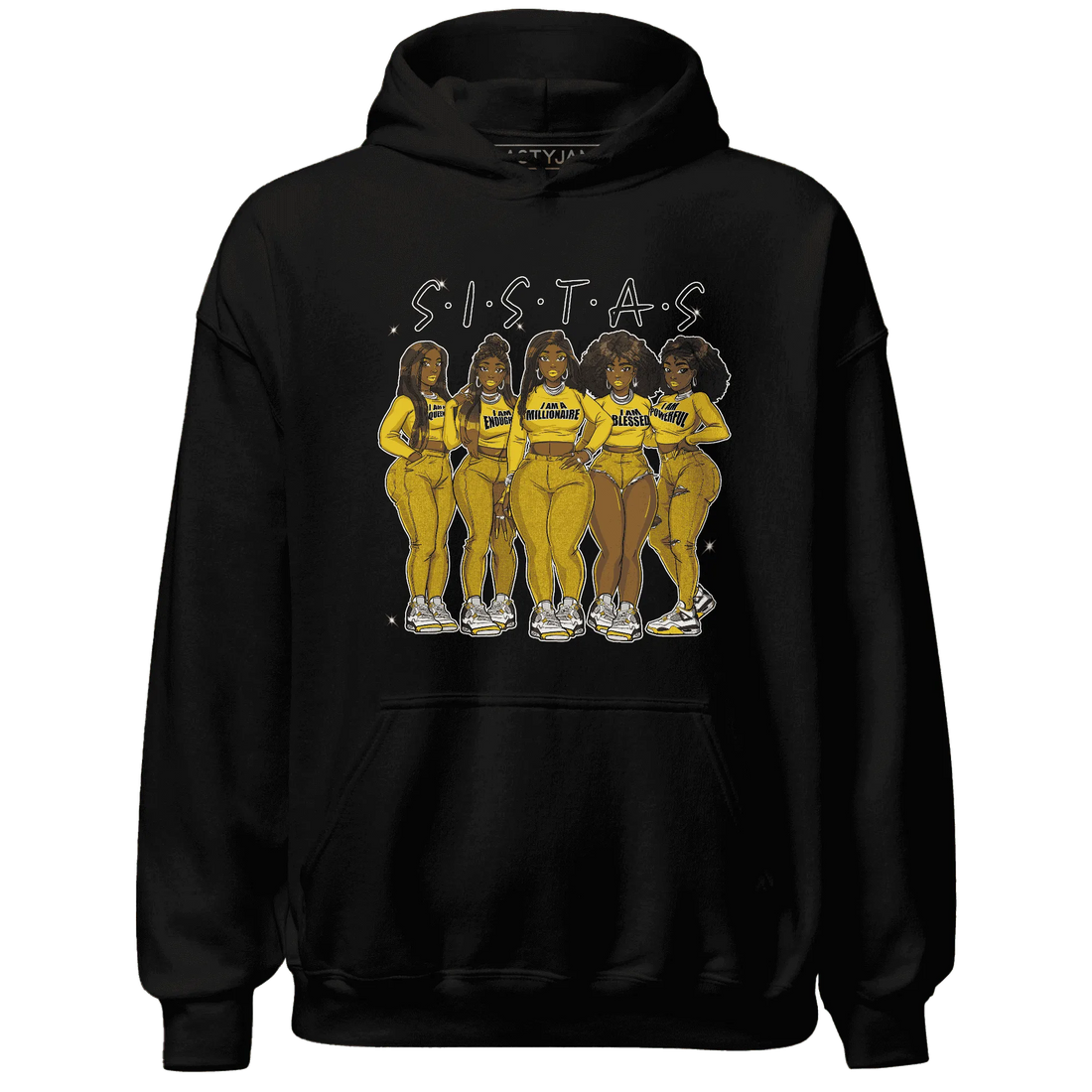 Vivid-Sulfur-4s-Hoodie-Match-Sistas-Melanin-Girl