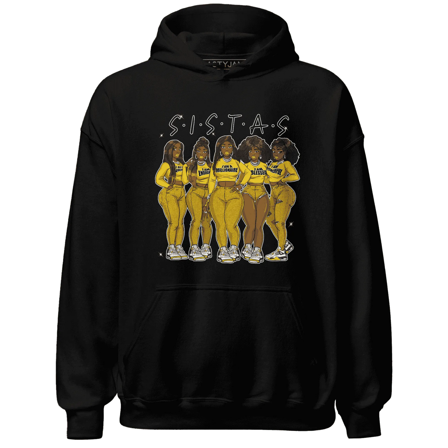 Vivid-Sulfur-4s-Hoodie-Match-Sistas-Melanin-Girl