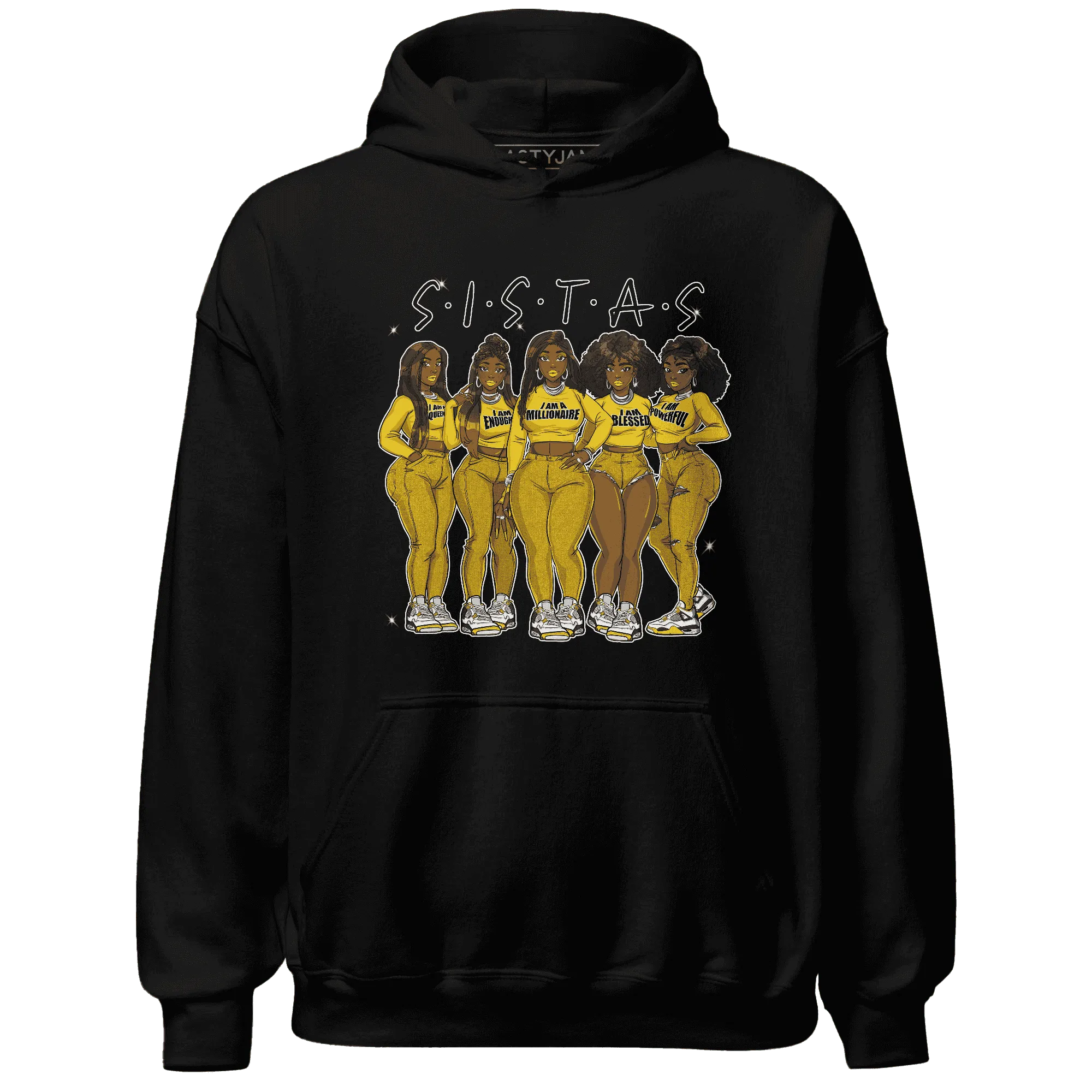 Vivid-Sulfur-4s-Hoodie-Match-Sistas-Melanin-Girl