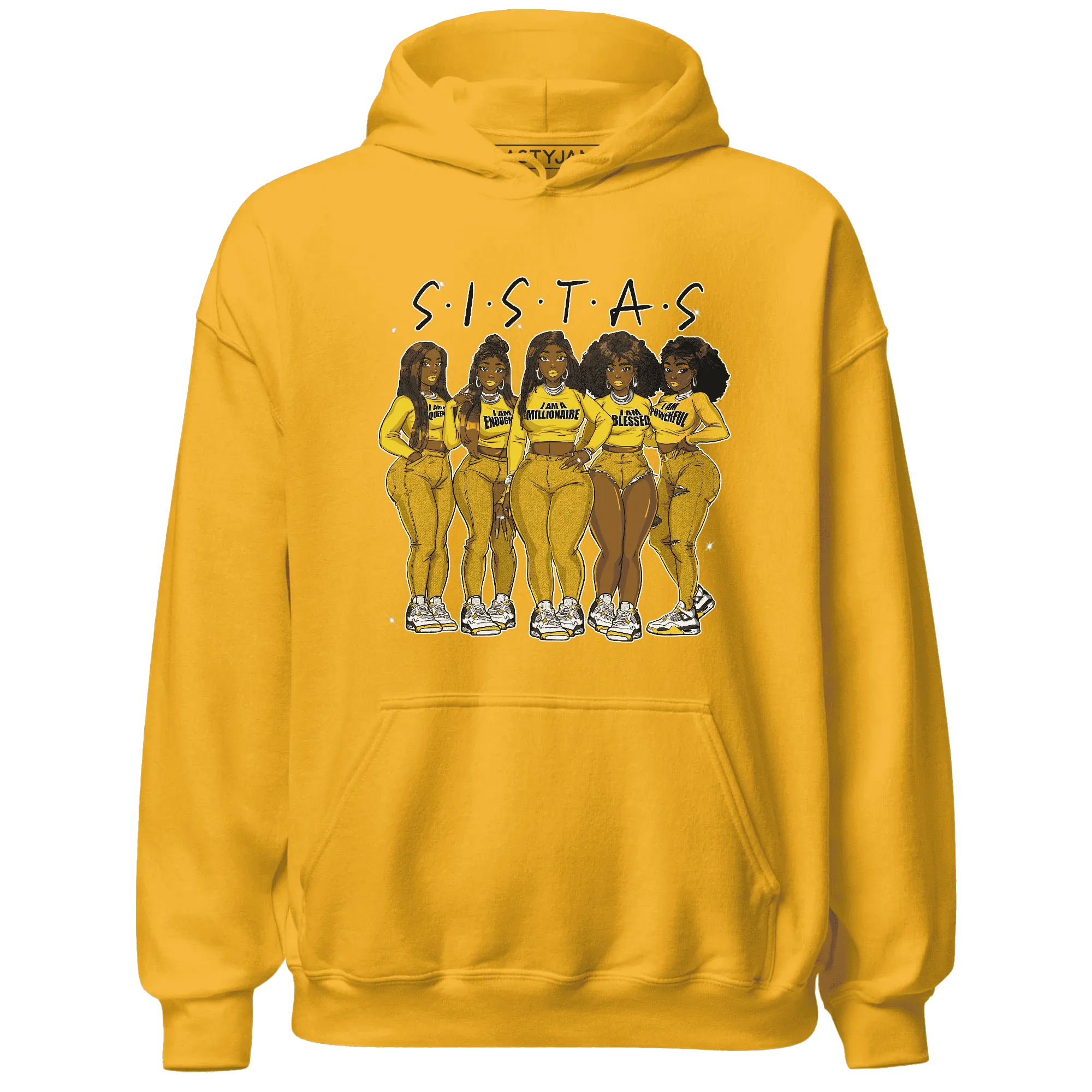 Vivid-Sulfur-4s-Hoodie-Match-Sistas-Melanin-Girl