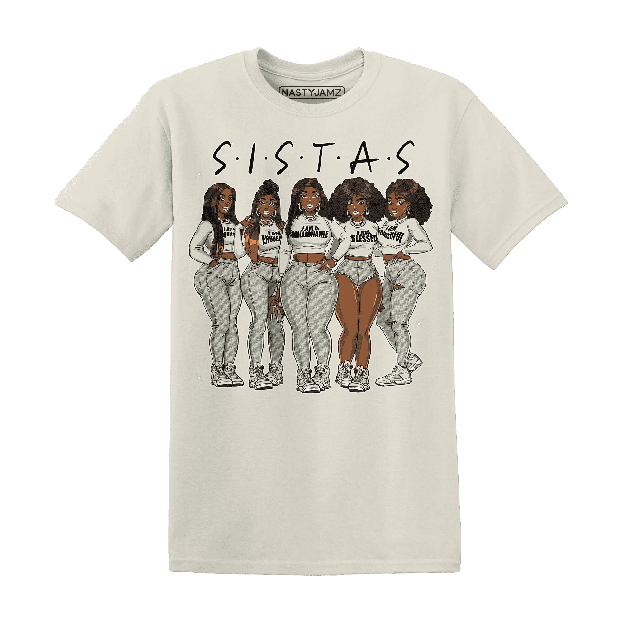 SE-Sail-5s-T-Shirt-Match-Sistas-Melanin-Girl