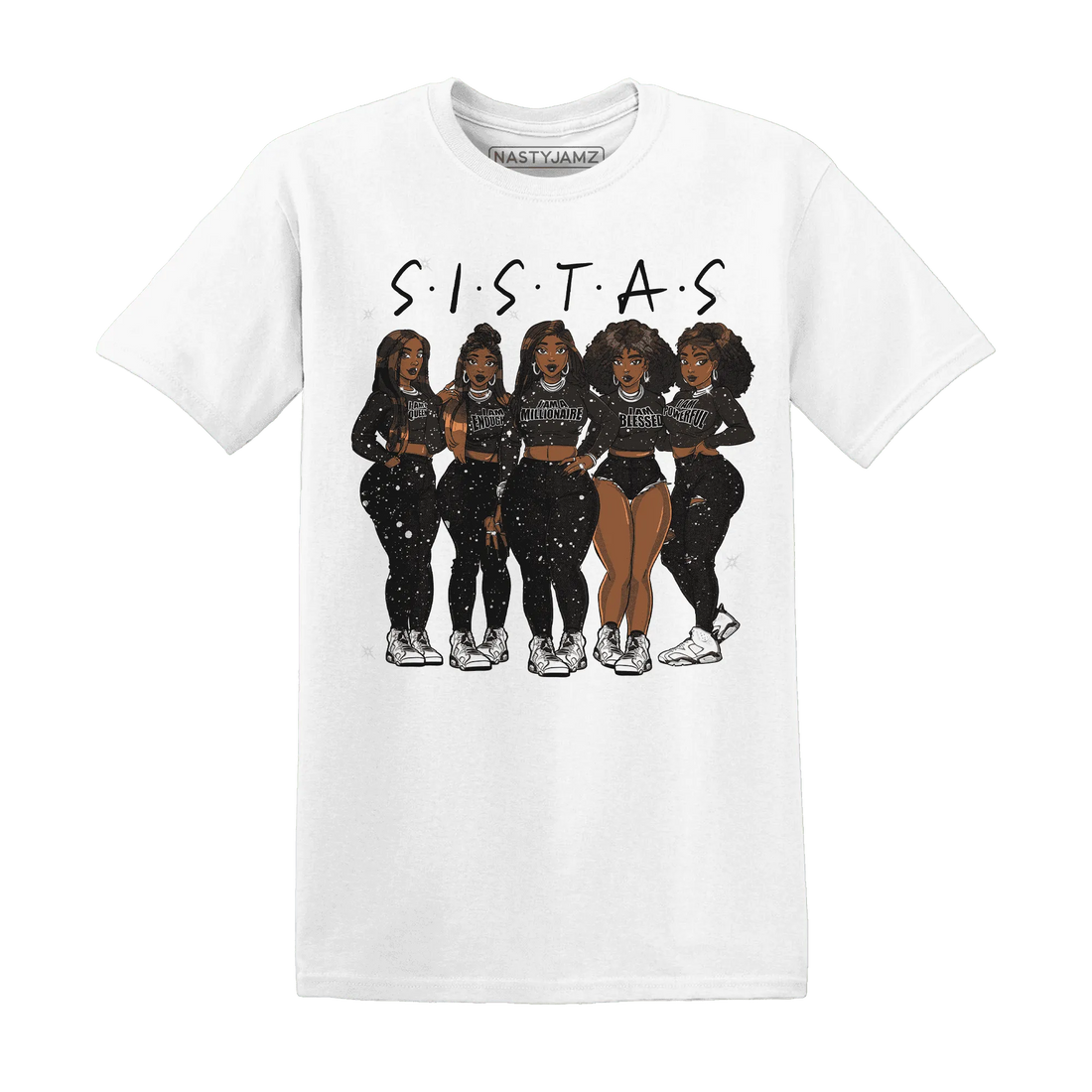 Reverse-Oreo-6s-T-Shirt-Match-Sistas-Melanin-Girl