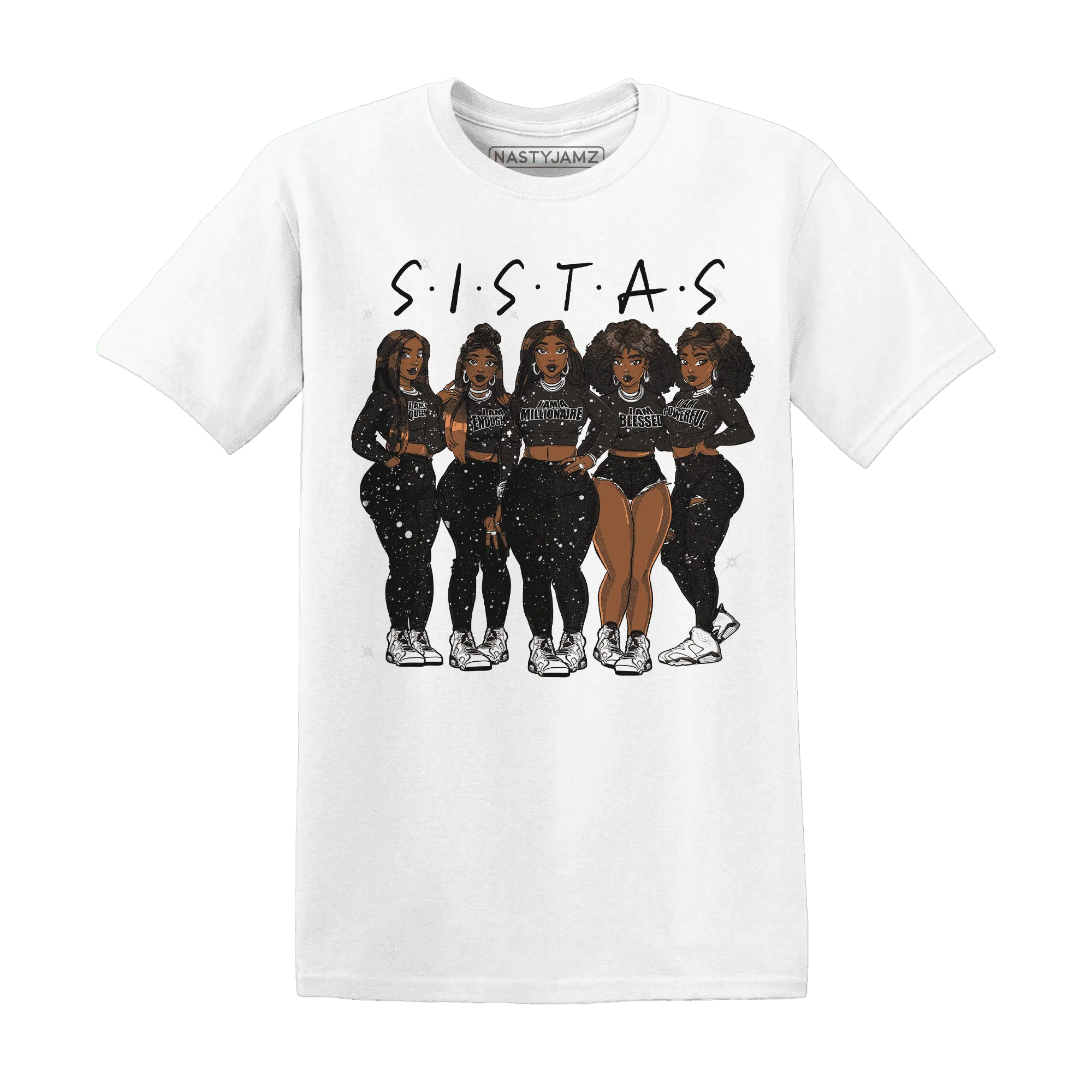 Reverse-Oreo-6s-T-Shirt-Match-Sistas-Melanin-Girl