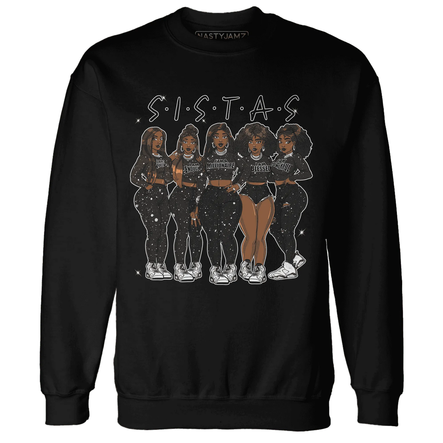 Reverse-Oreo-6s-Sweatshirt-Match-Sistas-Melanin-Girl