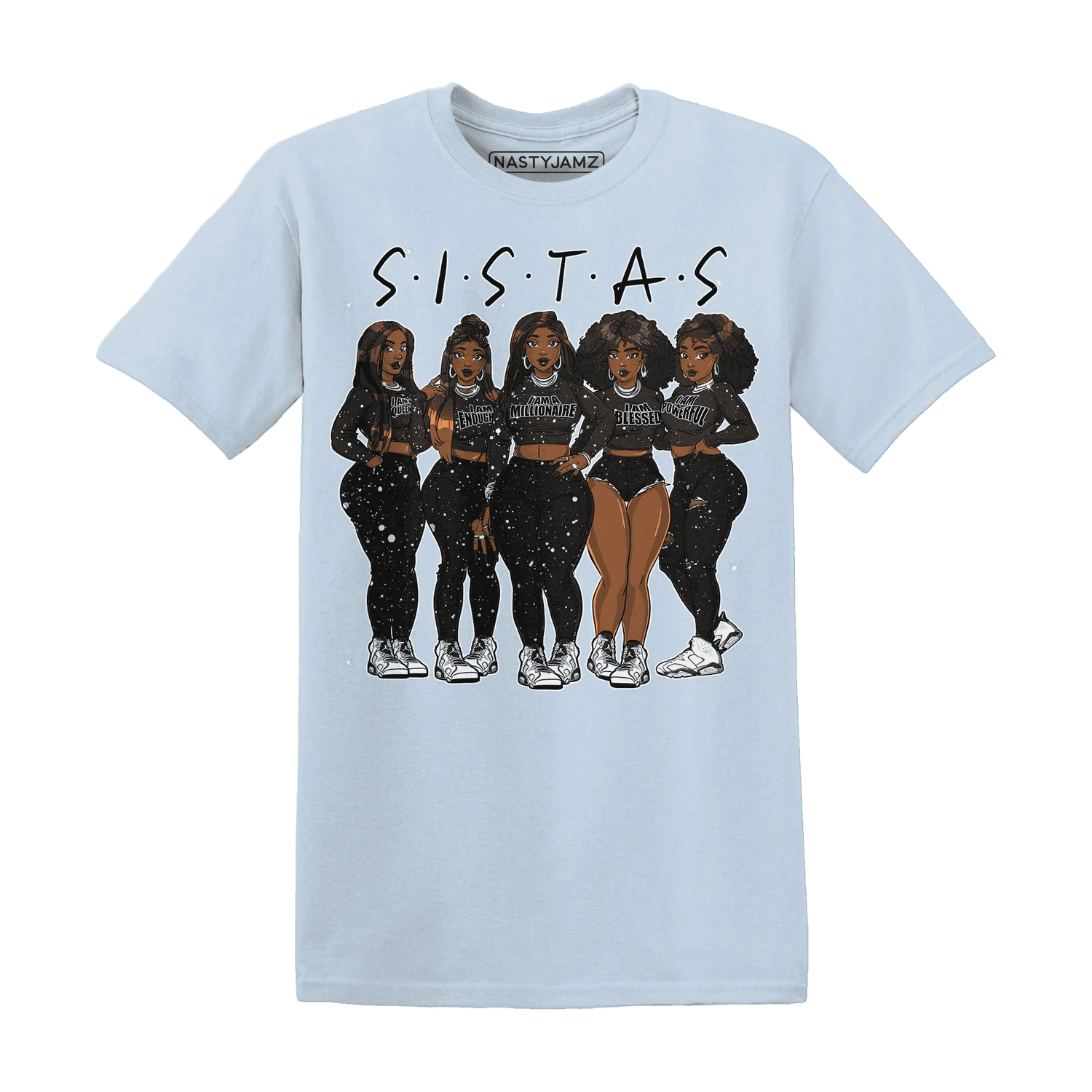 Reverse-Oreo-6s-T-Shirt-Match-Sistas-Melanin-Girl