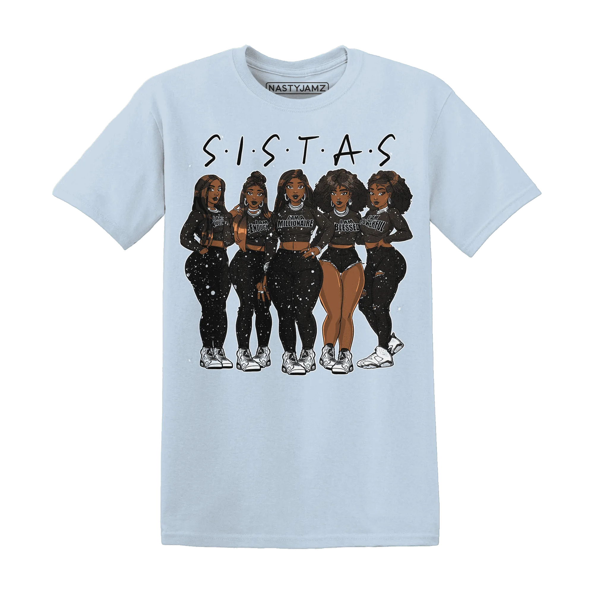 Reverse-Oreo-6s-T-Shirt-Match-Sistas-Melanin-Girl